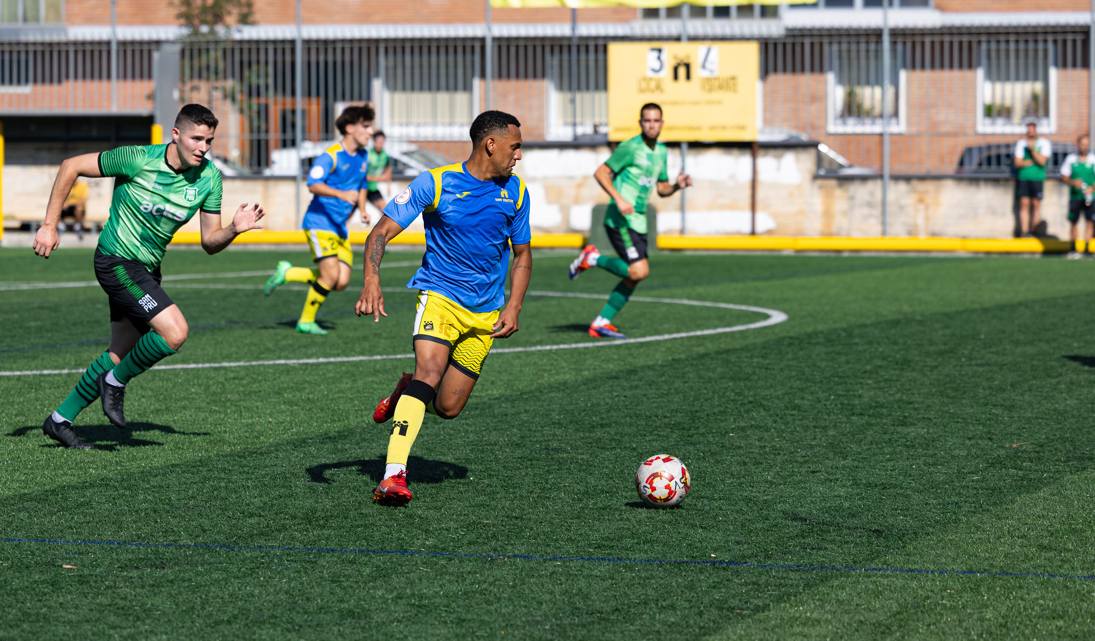 Partido futbol San Viator contra San Prudencio