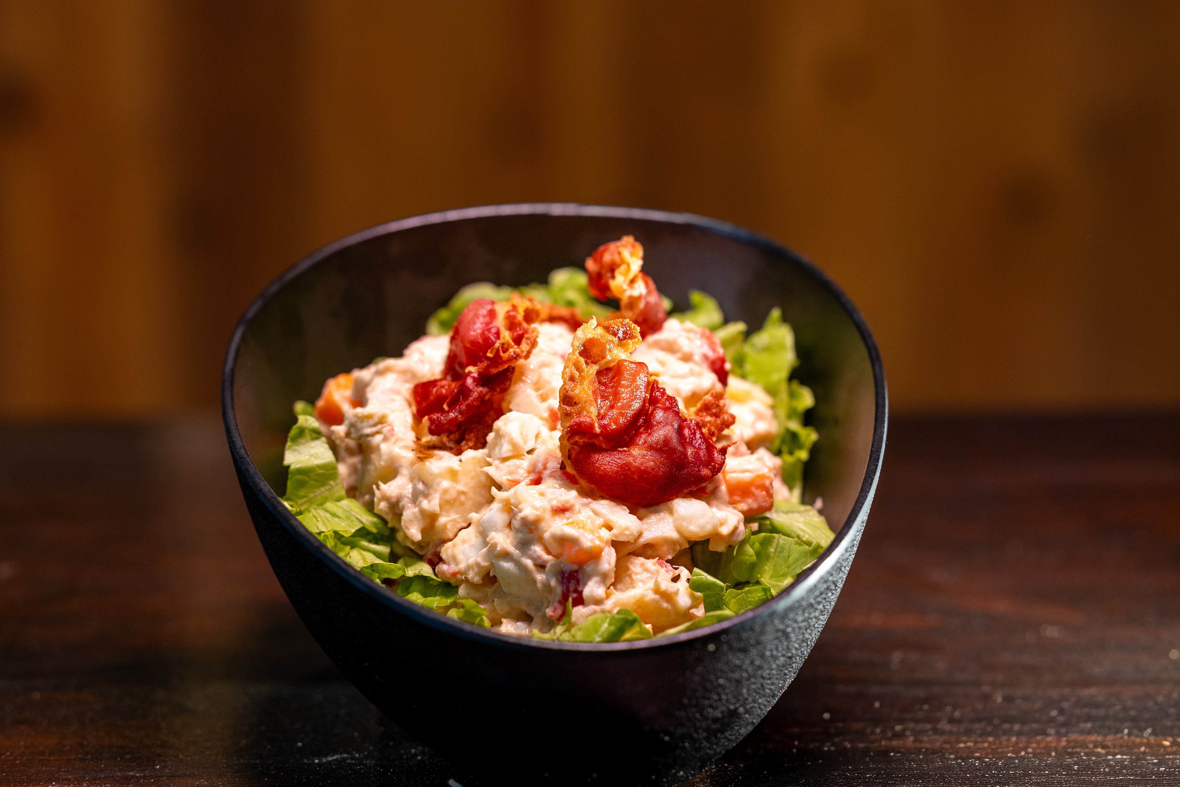 Ensaladilla rusa con jamon