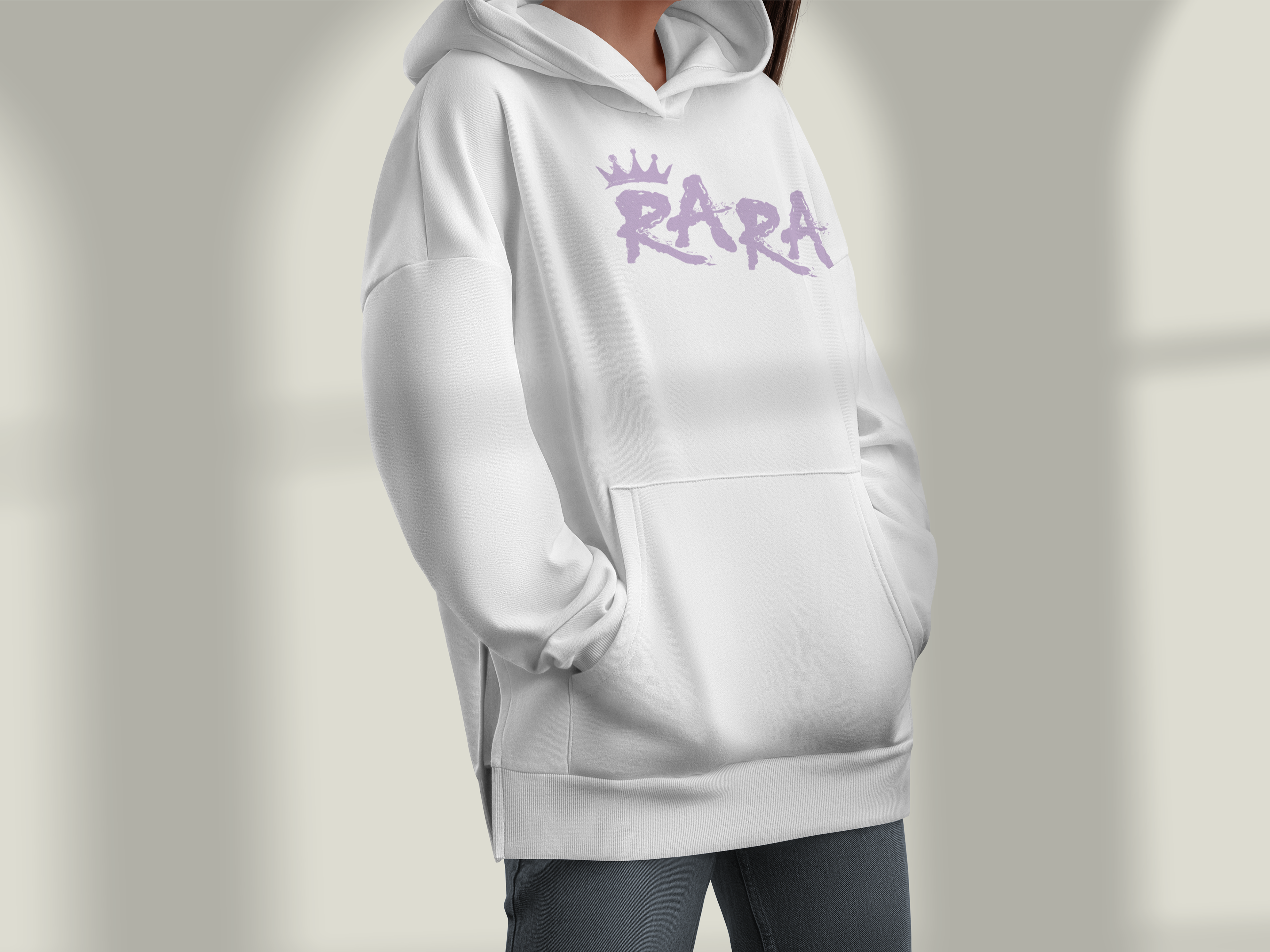 Rara (Female) Hoodie 3/4 View