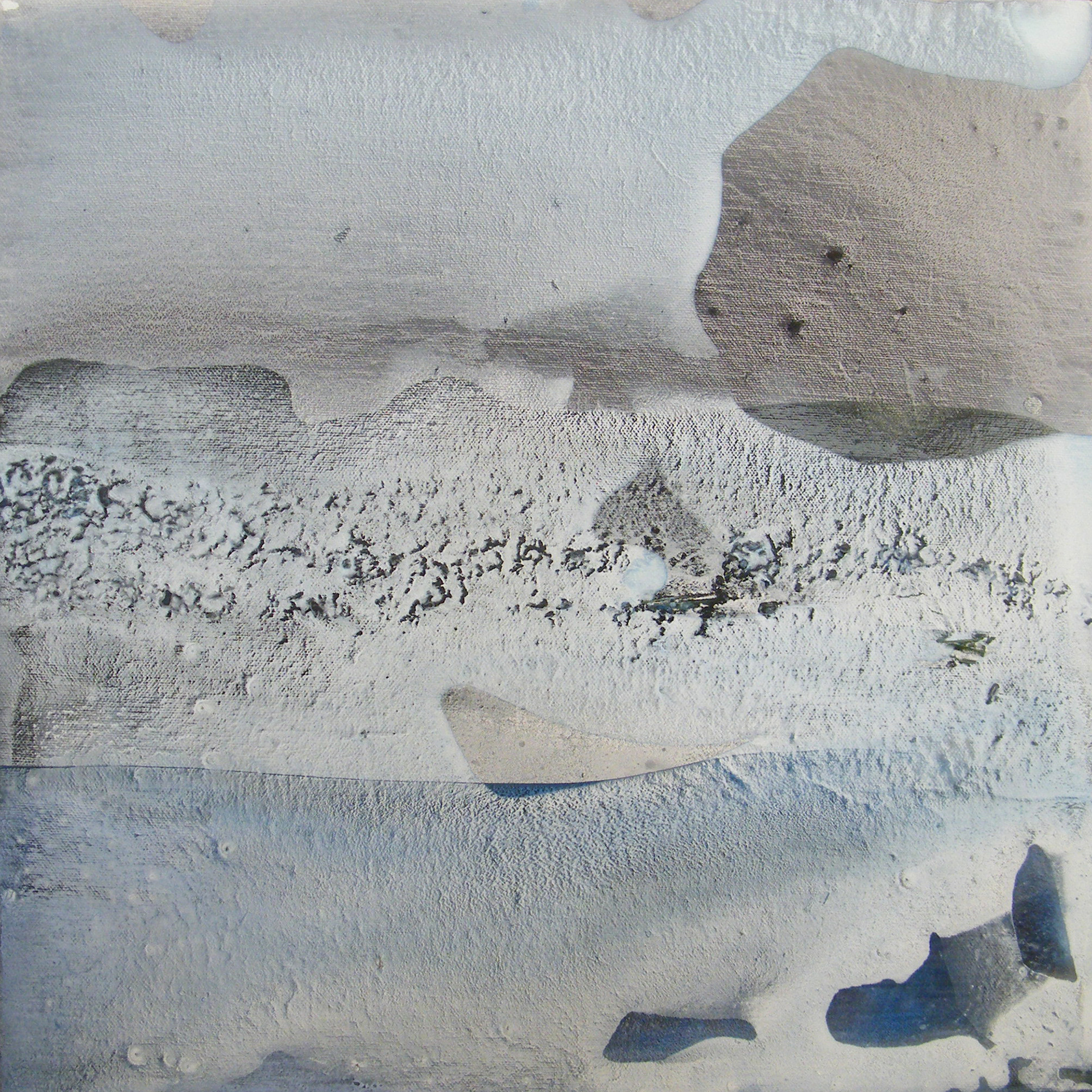 Slow Bay 40 x 40cm, oil & acrylic on canvas