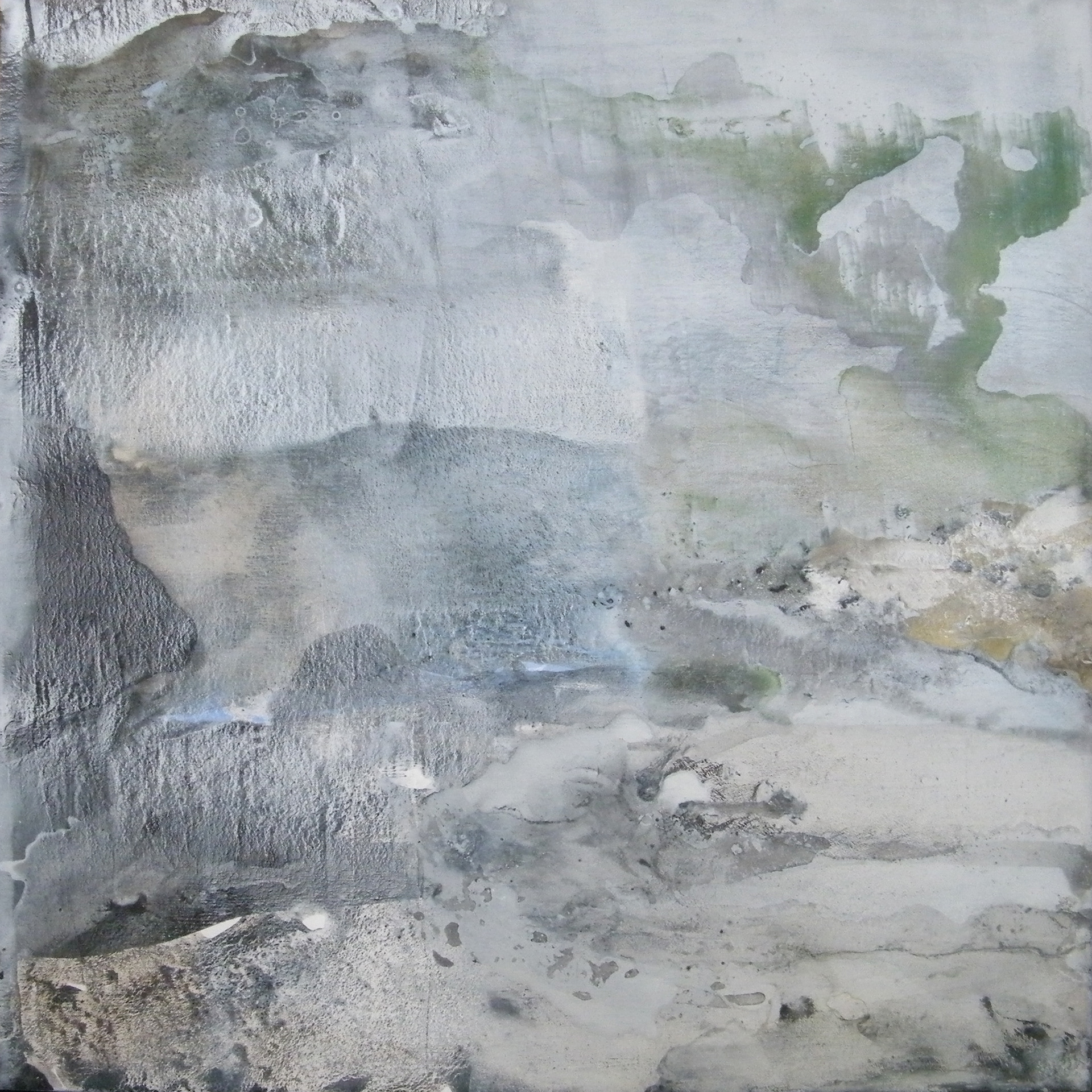 Mountain Gown 70 x 70cm, oil & acrylic on canvas