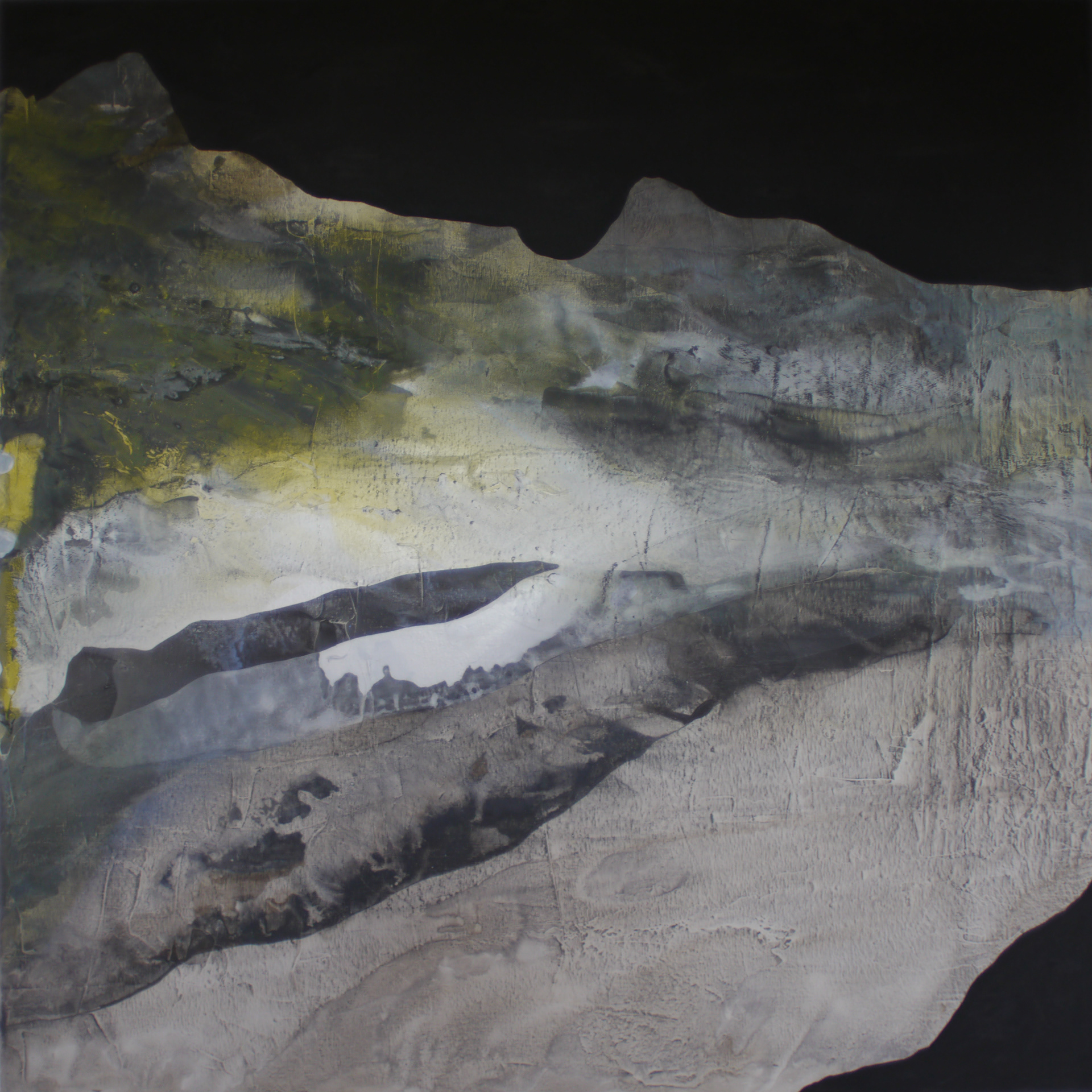 Somewhere Now 135 x 135cm oil & acrylic on canvas