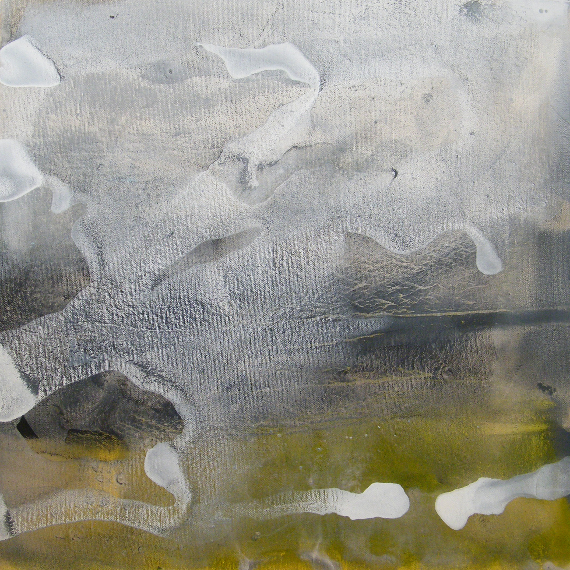 Surface Here 40 x 40cm oil & acrylic on canvas