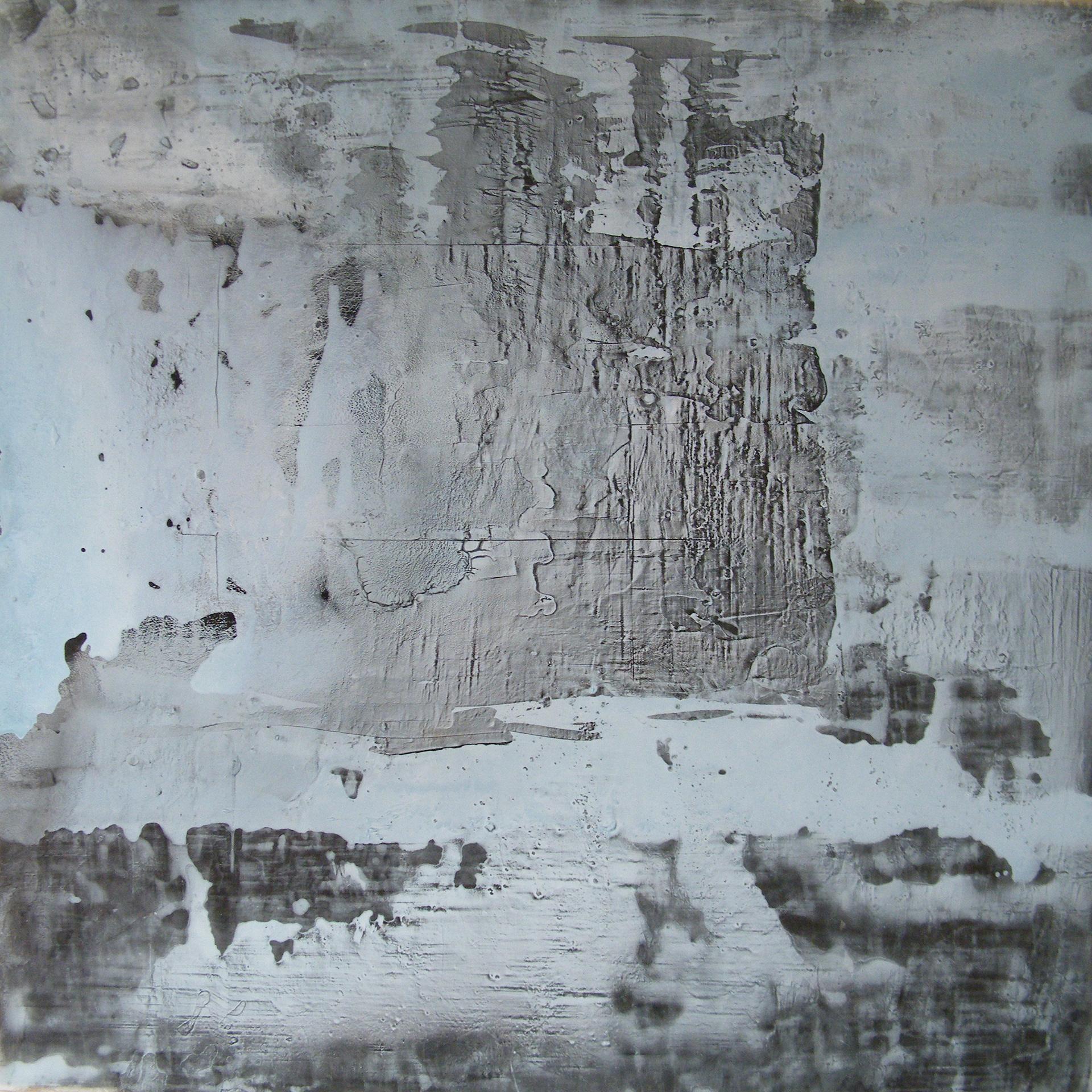 Quicksilver Cliff 80 x 80cm, oil & acrylic on canvas