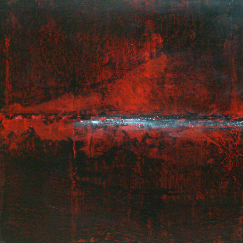 Velven 60 x 60cm,oil & acrylic on aluminium