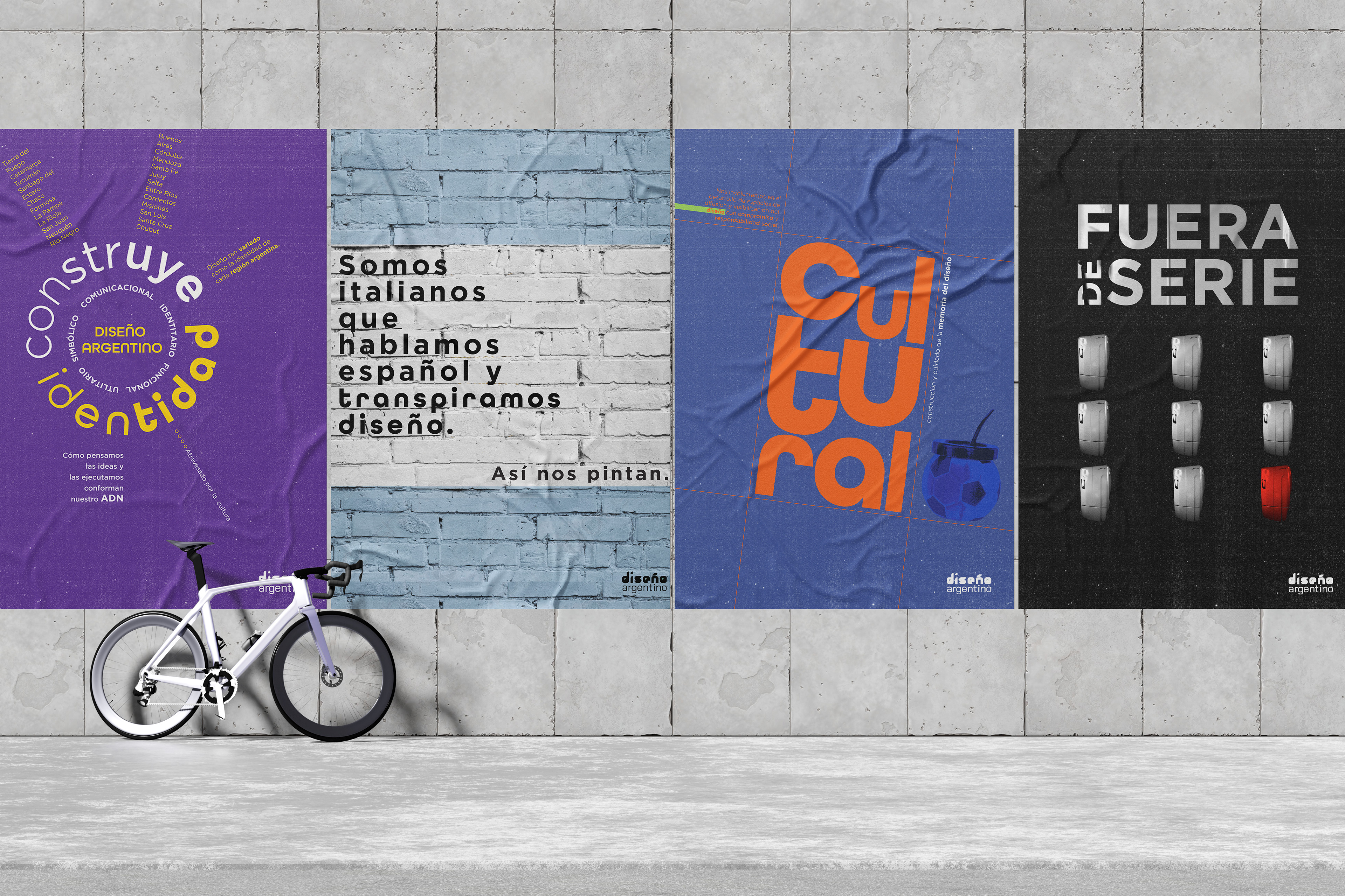Diseño de afiches vía pública
