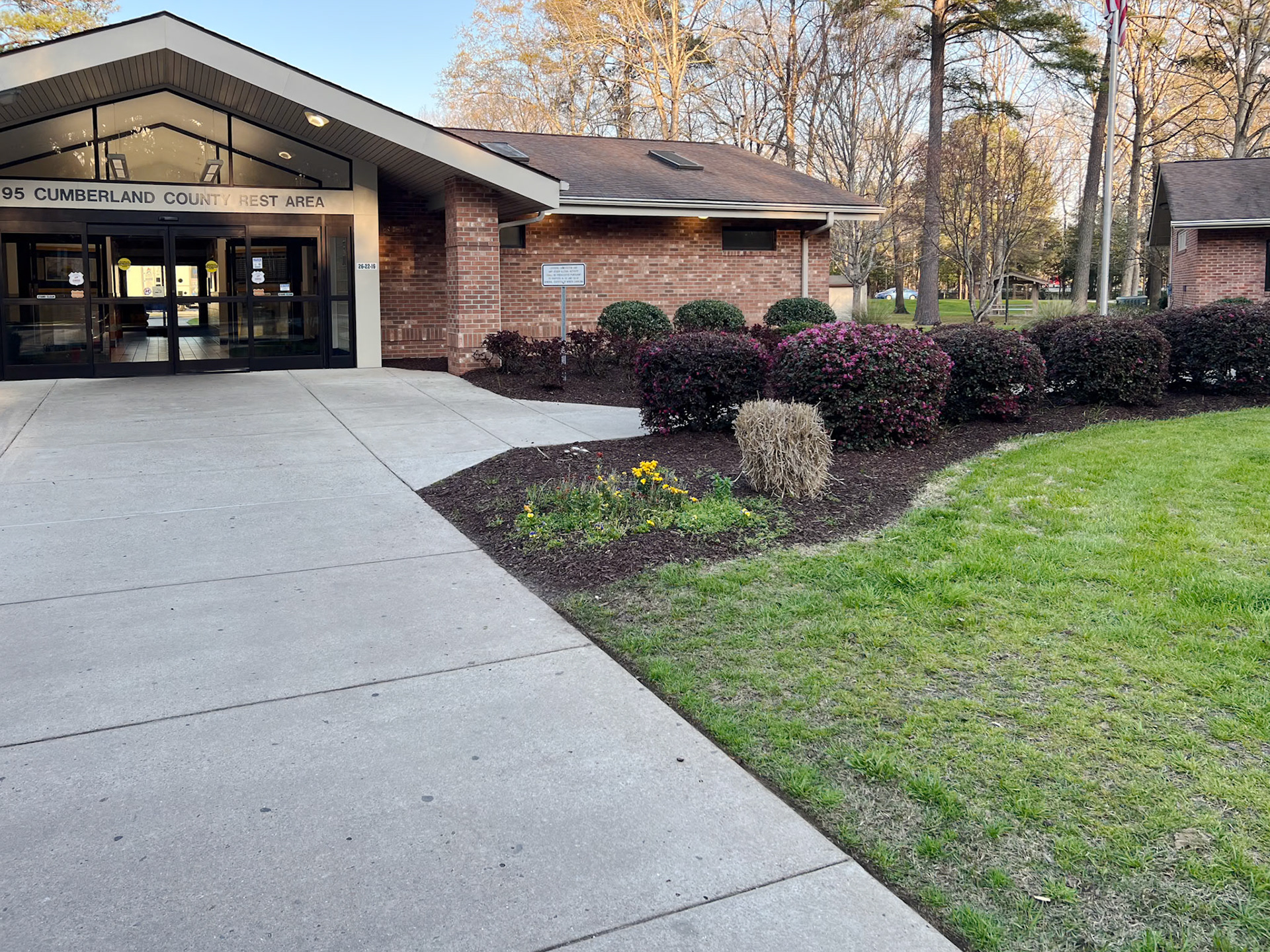 Back on I-95, this is a rest stop