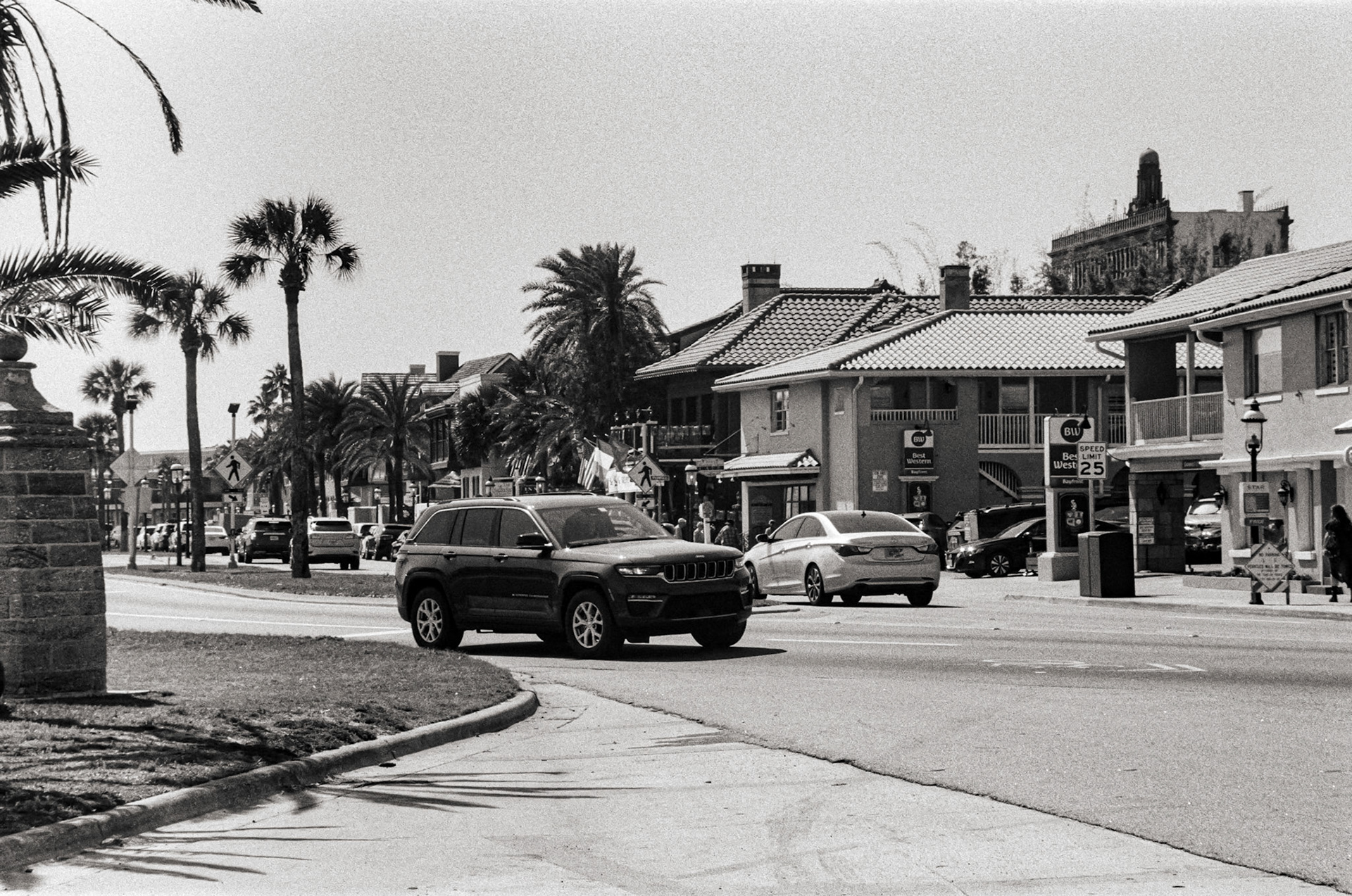 Looking south from the Castillo