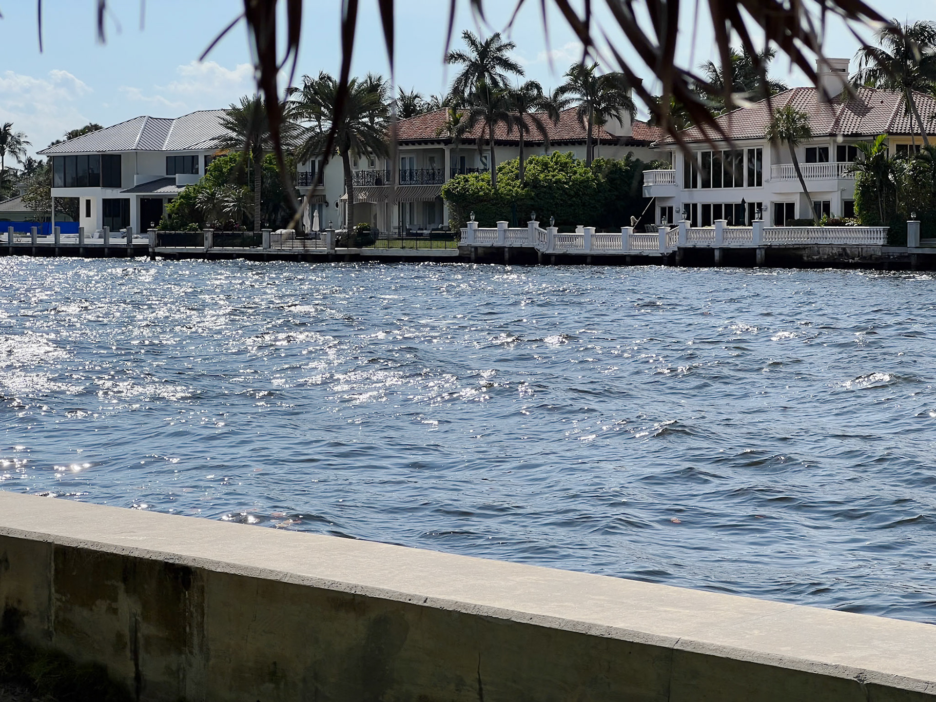 Looking across the Intracoastal in Ft Lauderdale