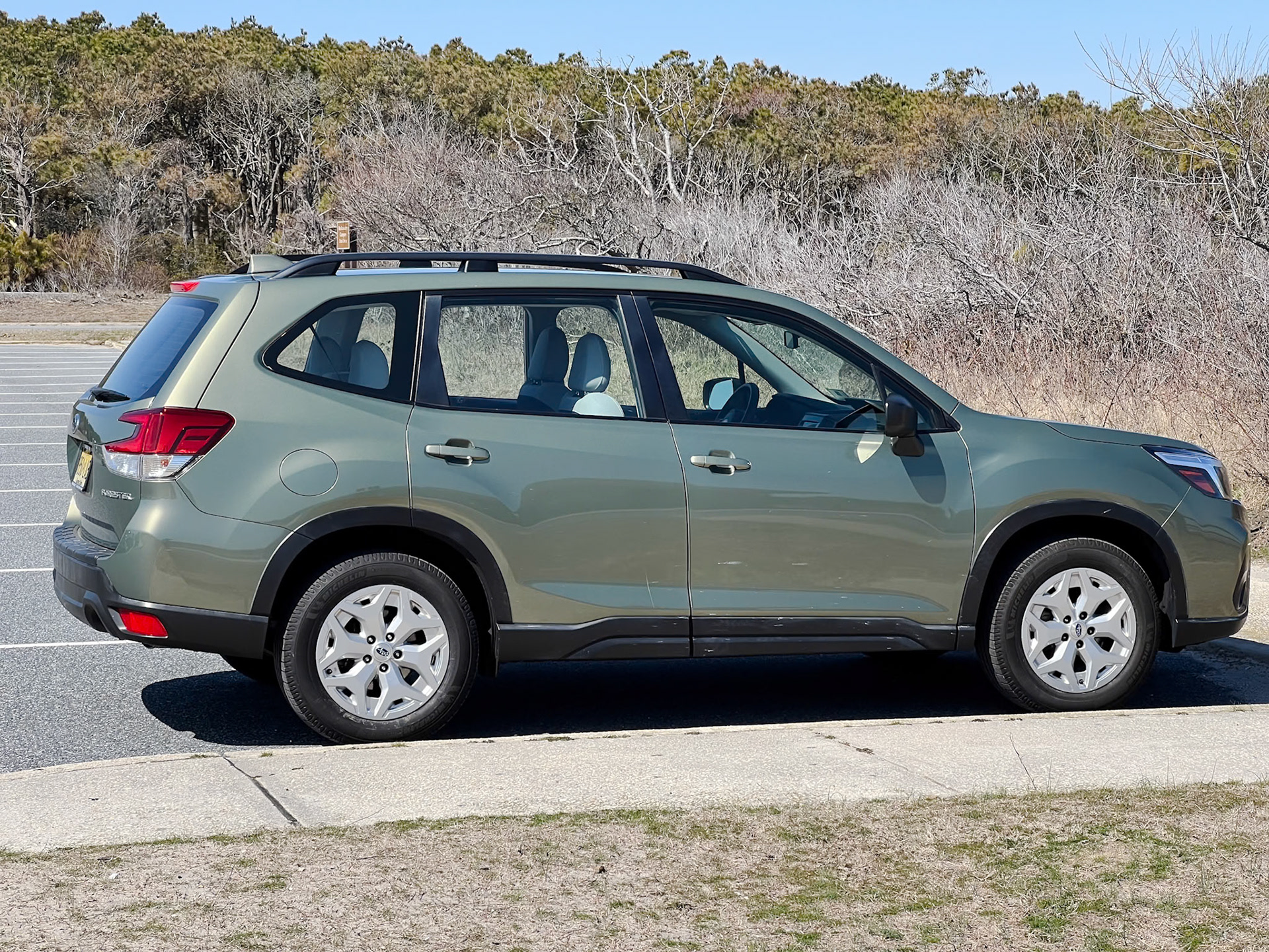 My car on Assateague Island