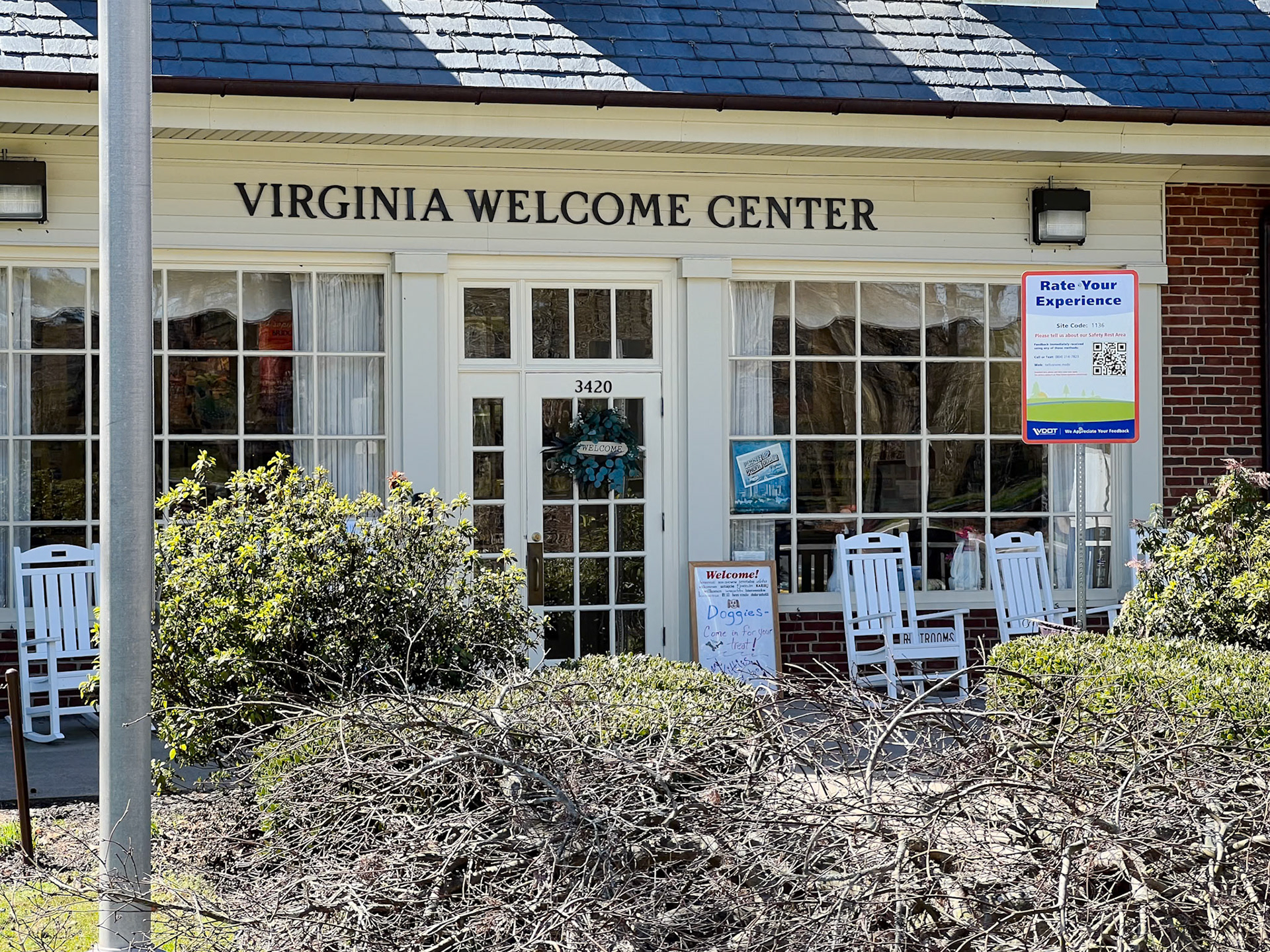 Virginal Welcome Center, on Delmarva peninsula
