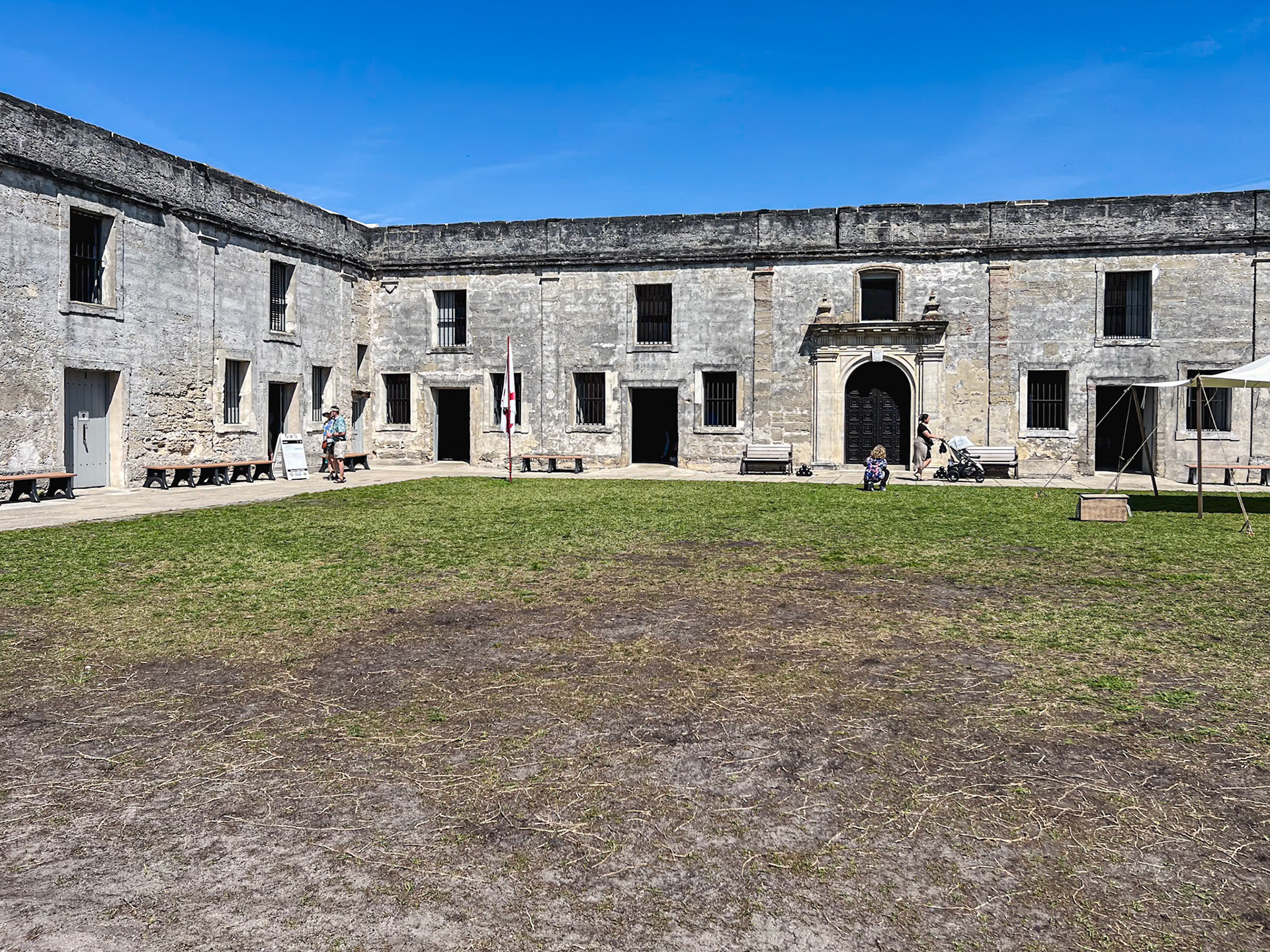 Interior of Castillo de San Marcos, St Augustine, FL