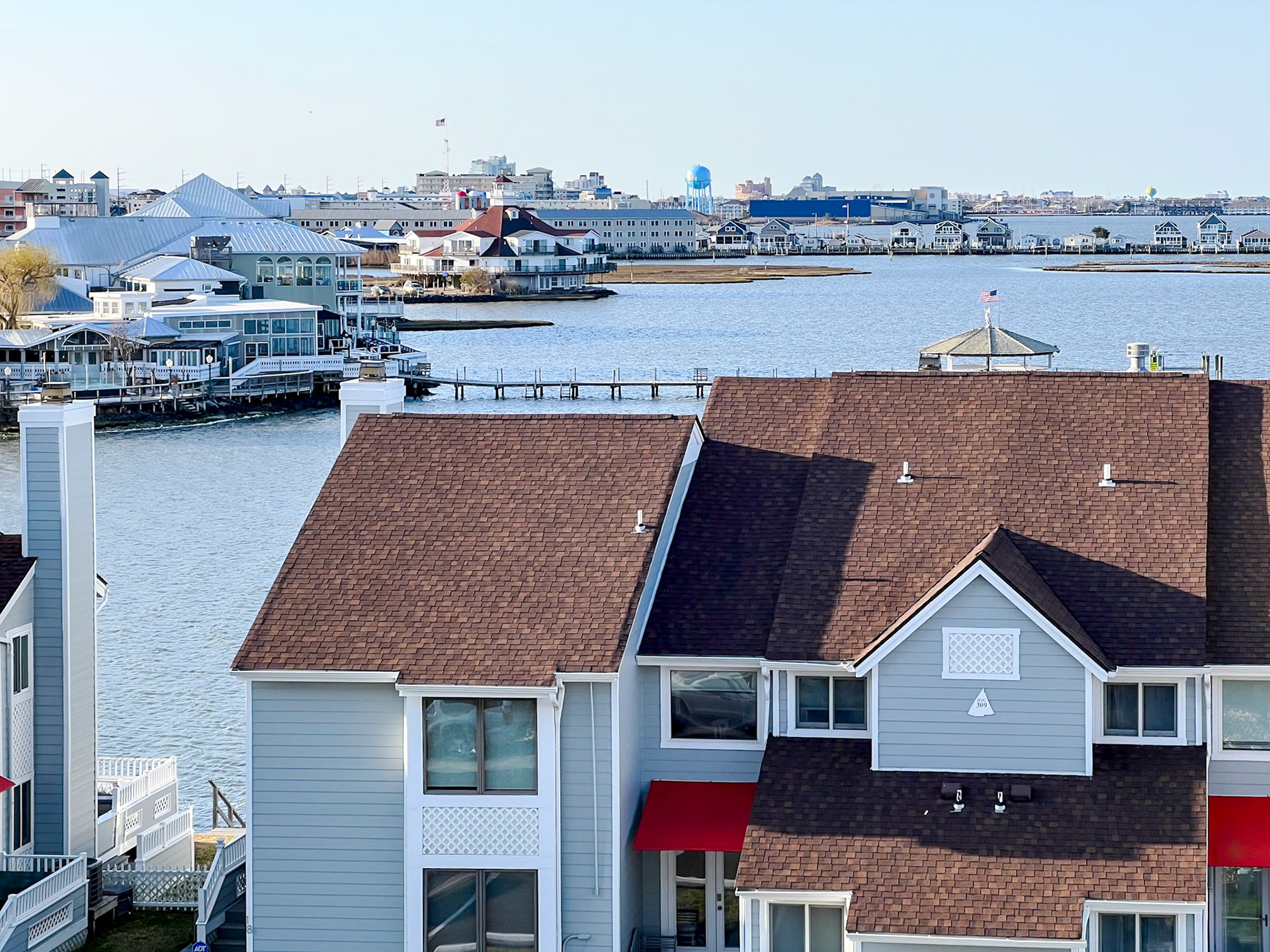 From my window in the Marriott Residence Inn on the causeway in Ocean City MD