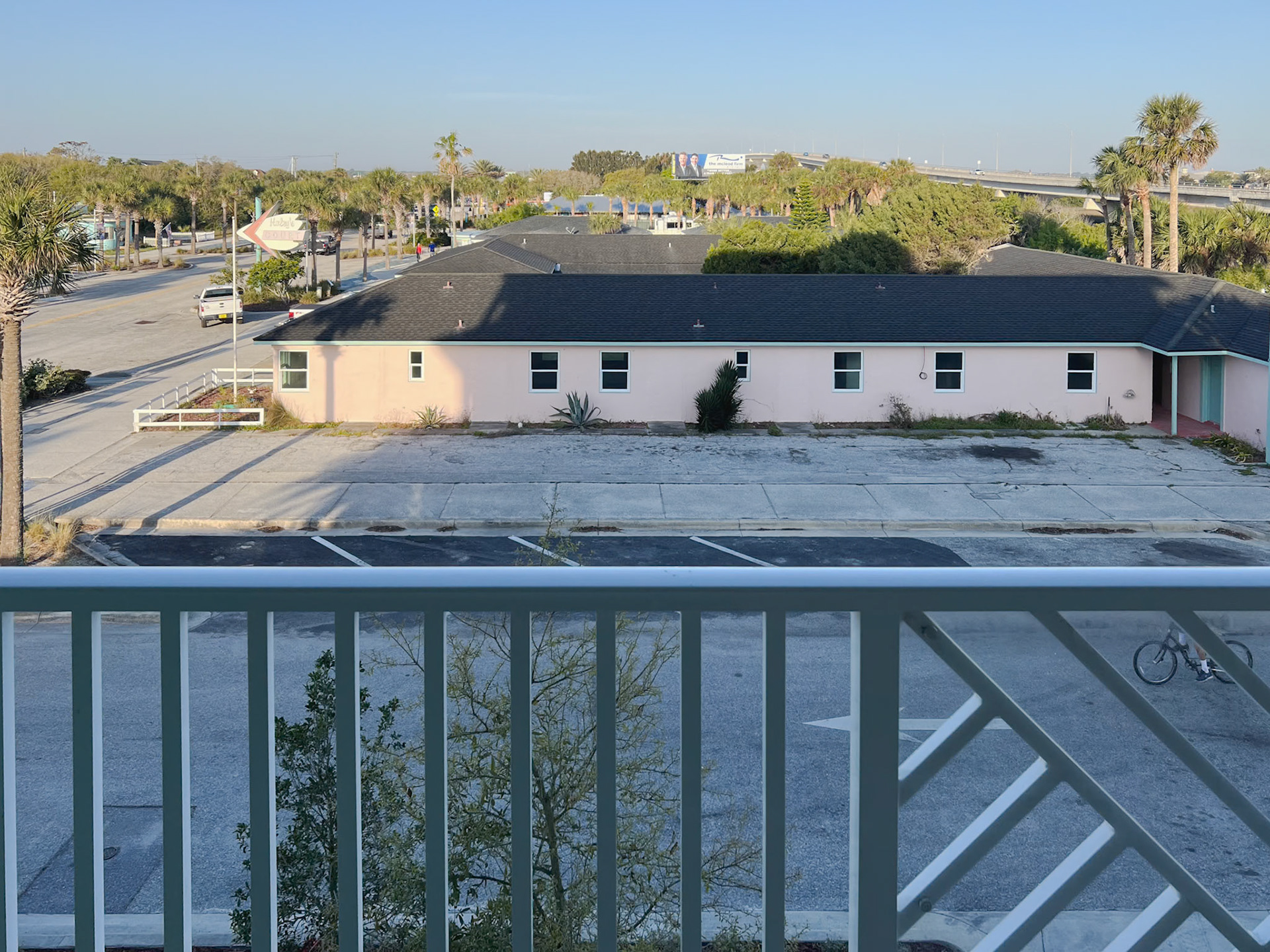 Old motel in Vilano Beach from my balcony