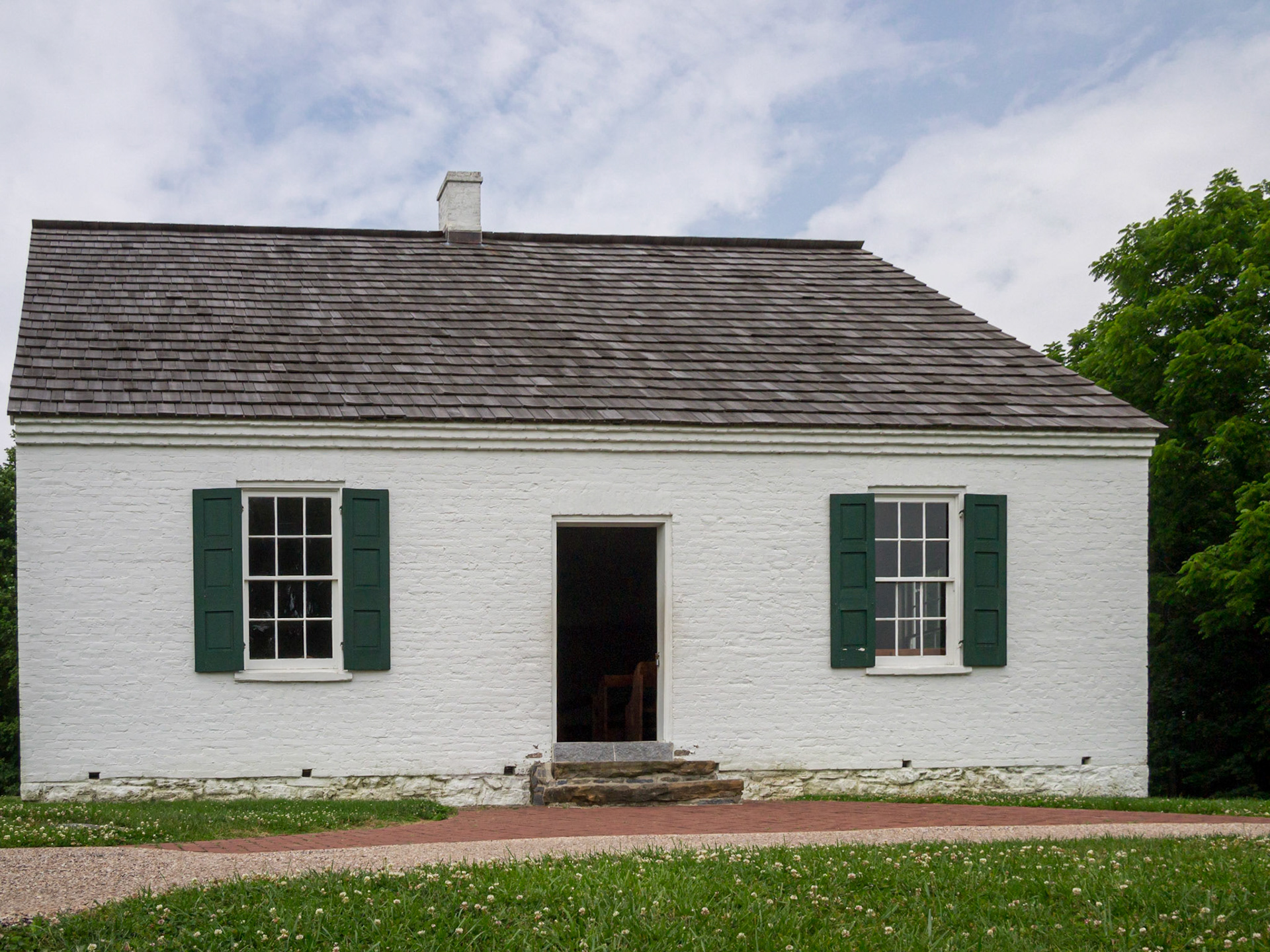 Front view of the Dunker Church