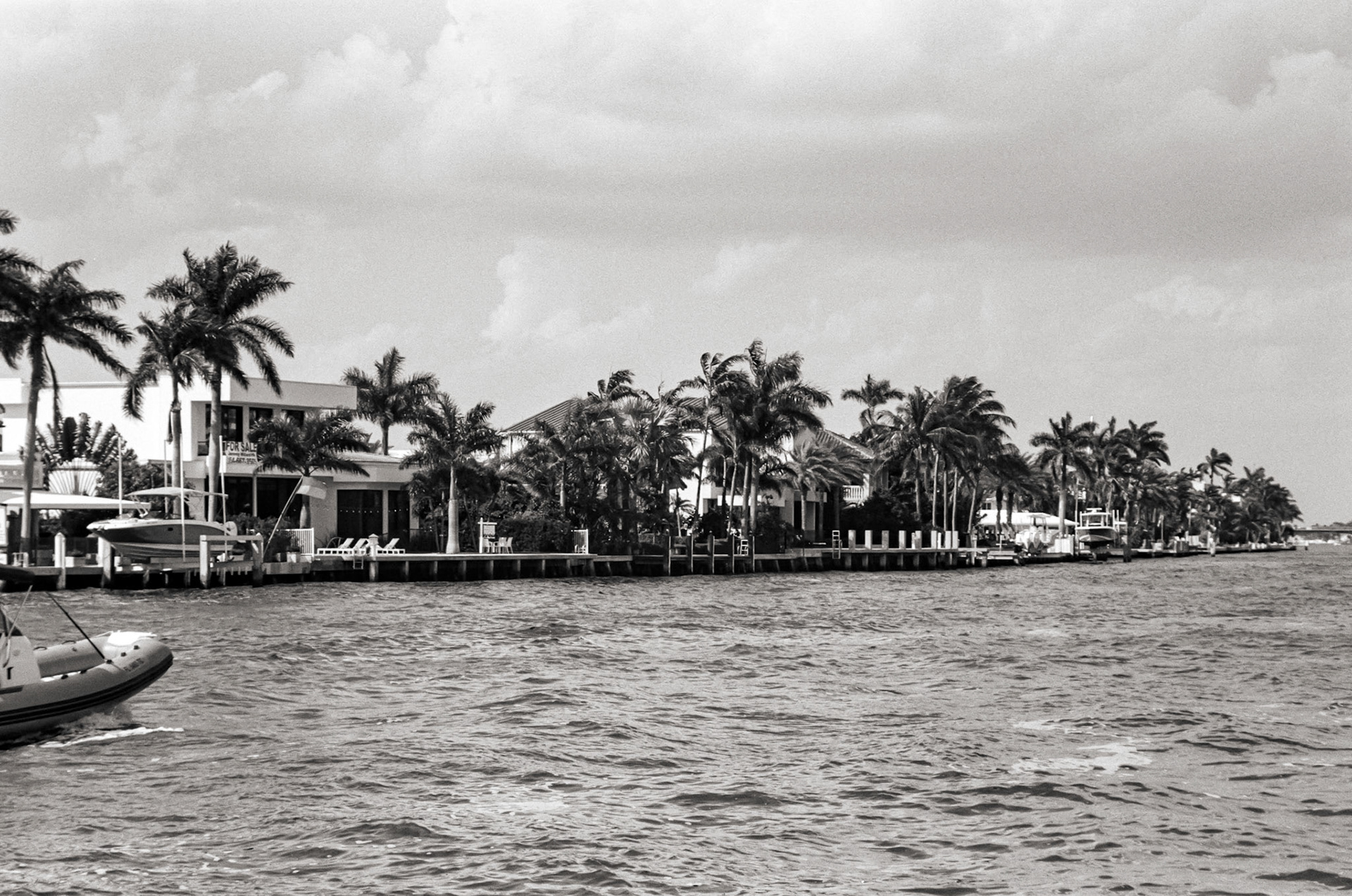 The Intracoastal, looking north, from Birch State Park