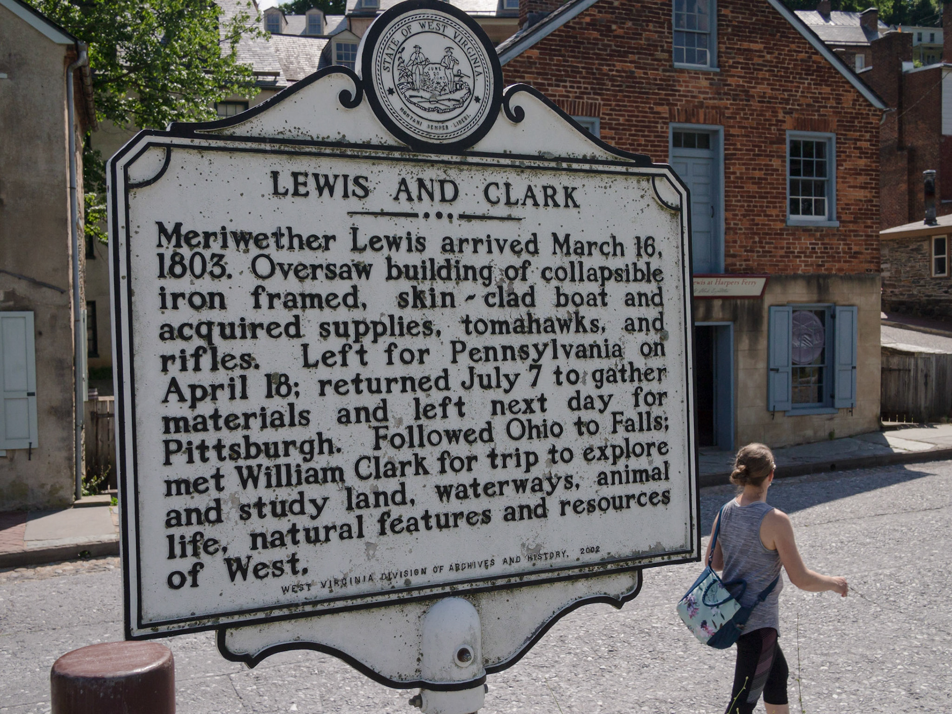 After Jefferson commissioned him to map the Louisiana Purchase, Lewis went to Harpers Ferry to outfit the expedition.