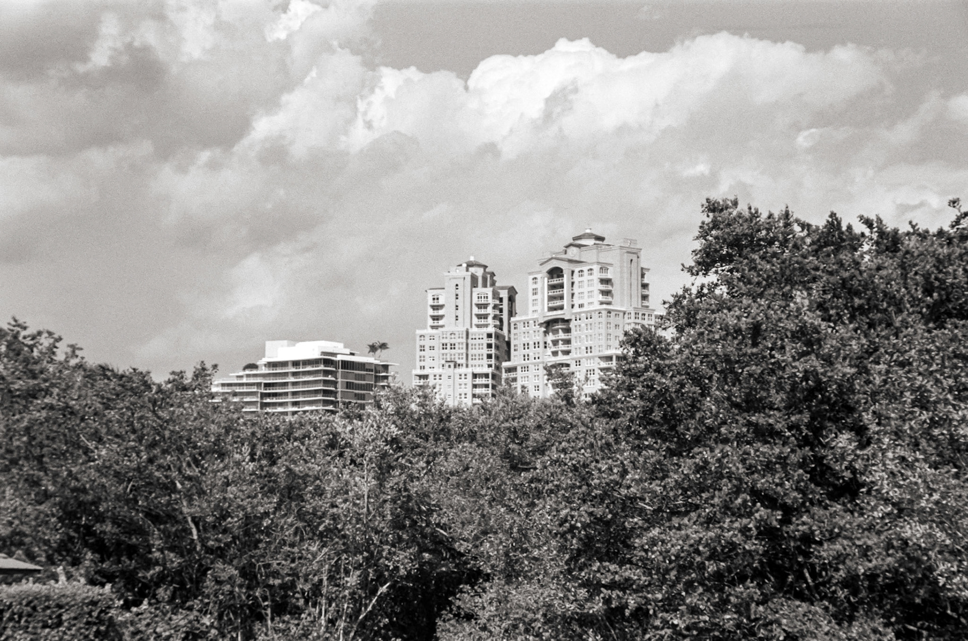 Looking toward the beach