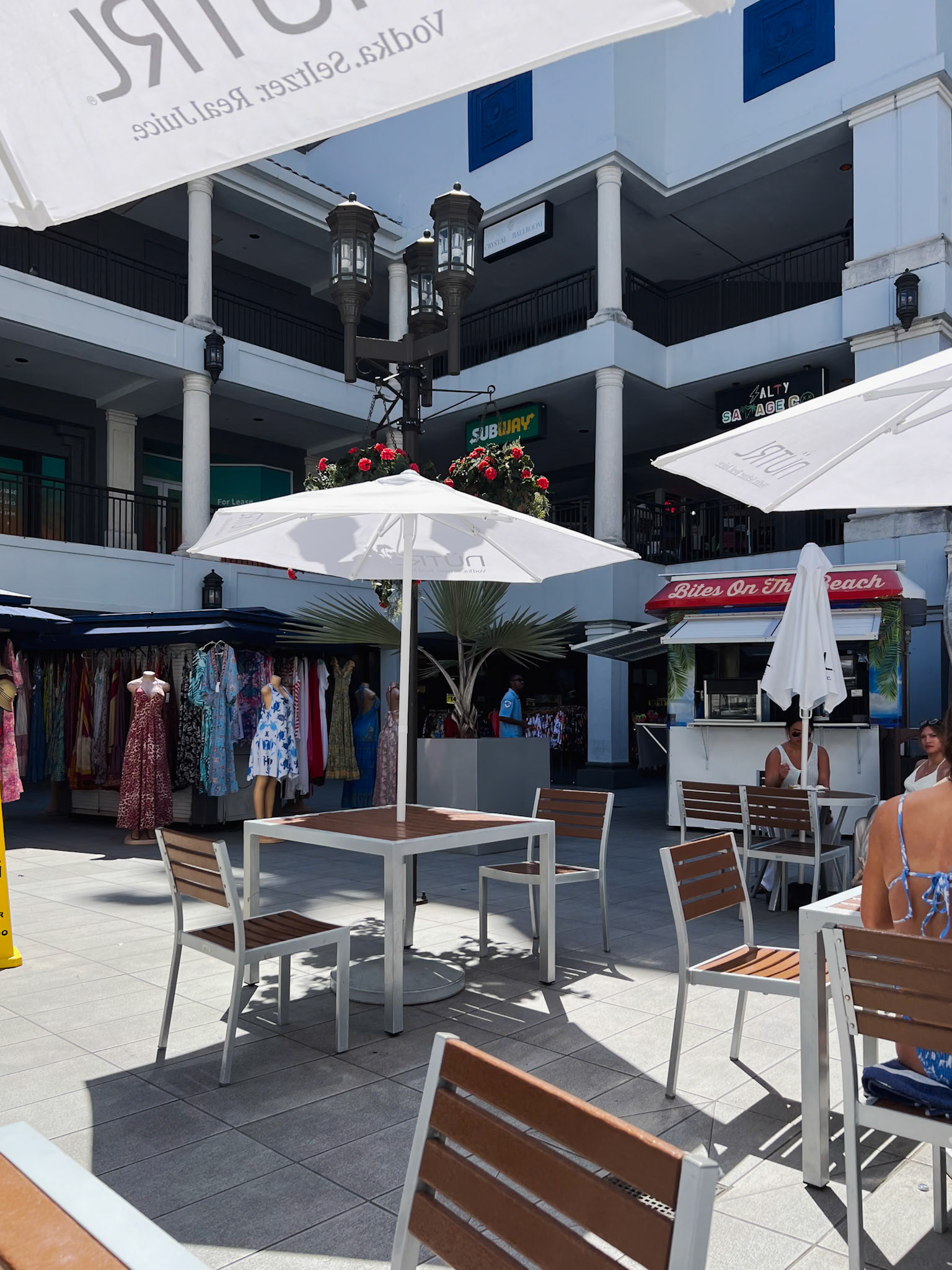 Stopped for coffee off the beach in Ft Lauderdale