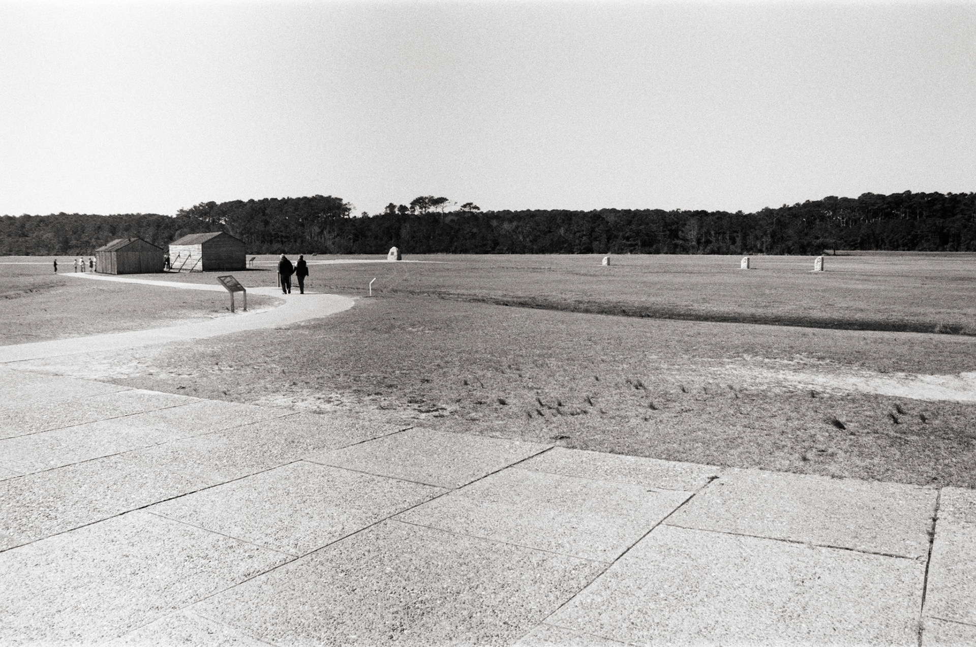 The field where Wilbur and Orville Wright made their first flights, December 17, 1903
