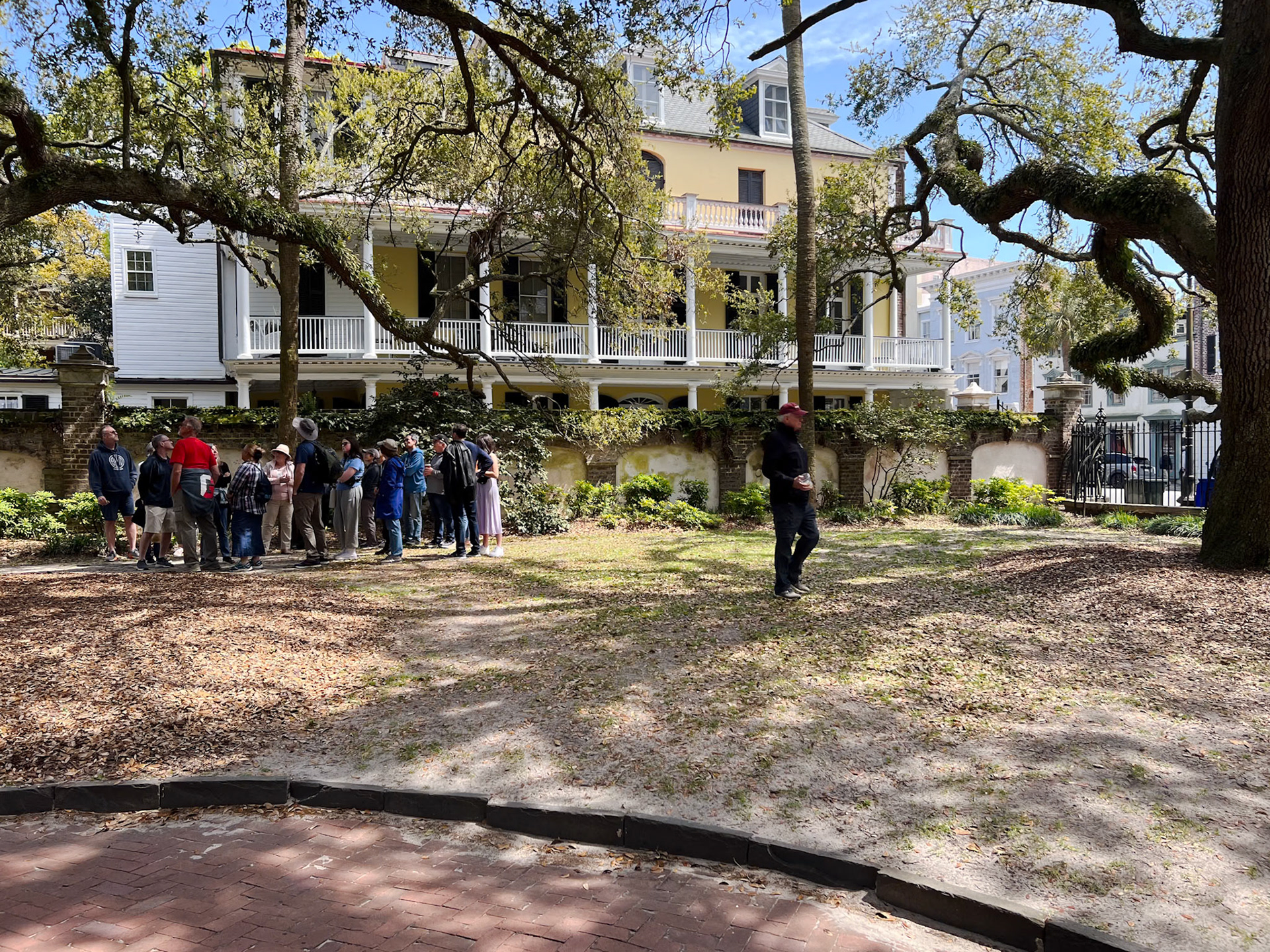 Park, with side-porch residence