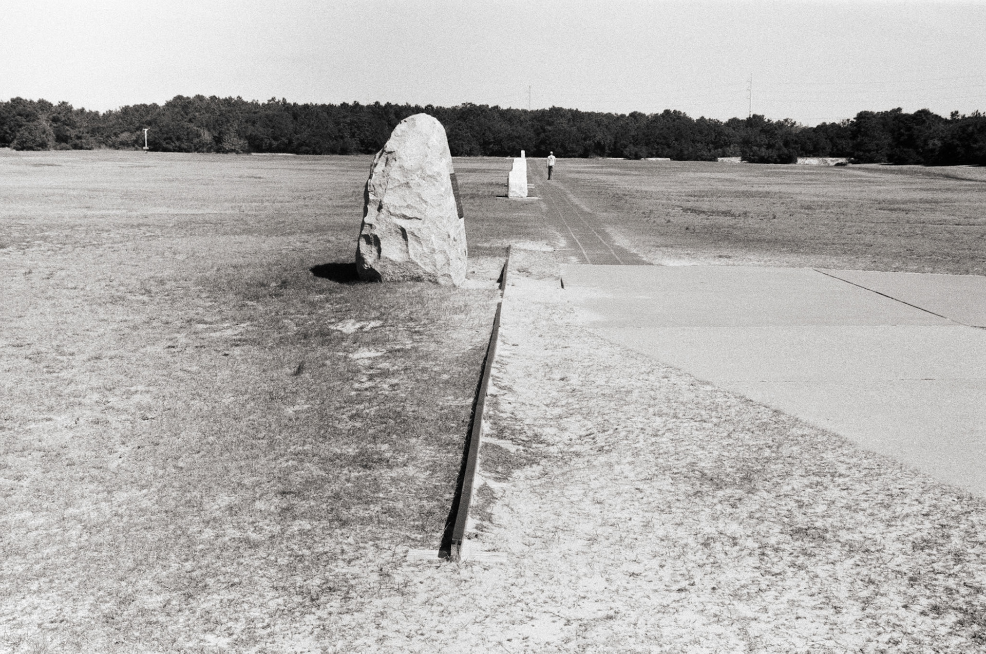 The runway where the first four flights were made