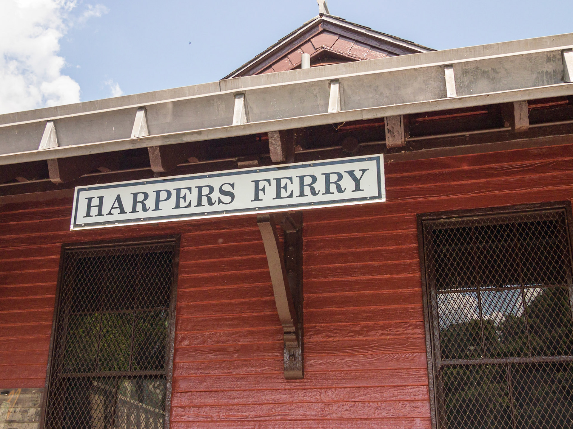 The Harpers Ferry train station was built in the late 1800s (after the Civil War), is part of the National Park, and is an active commuter (MARC) and long distance (Amtrak) station.