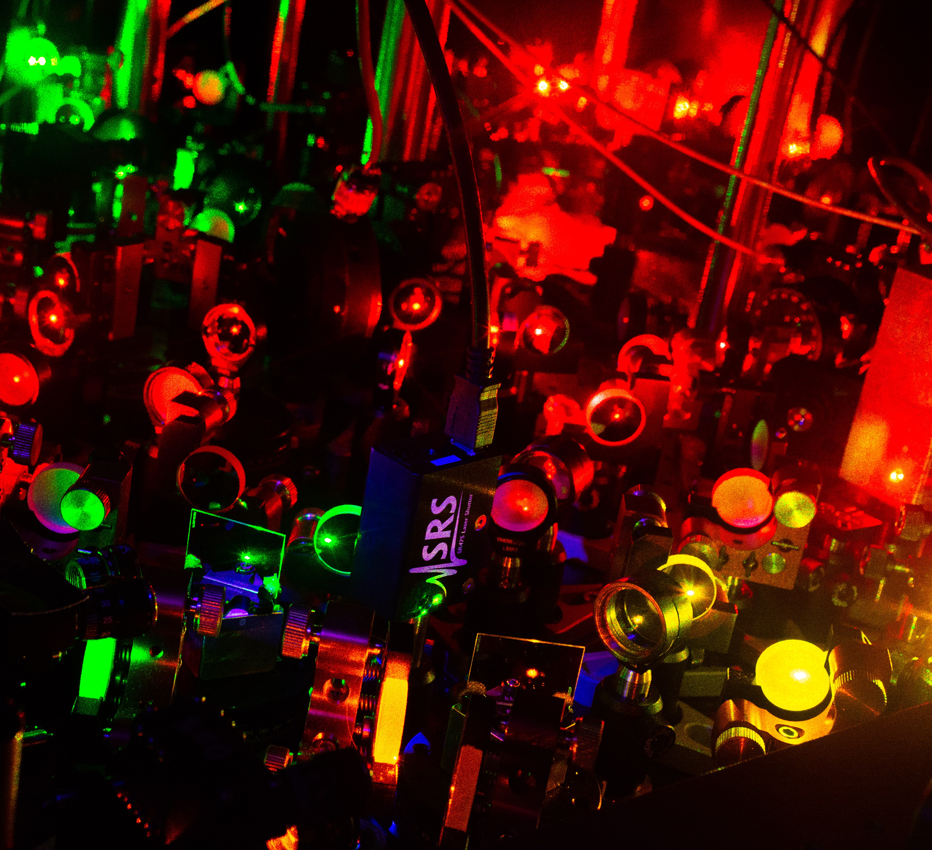 Lasers on Optical Table