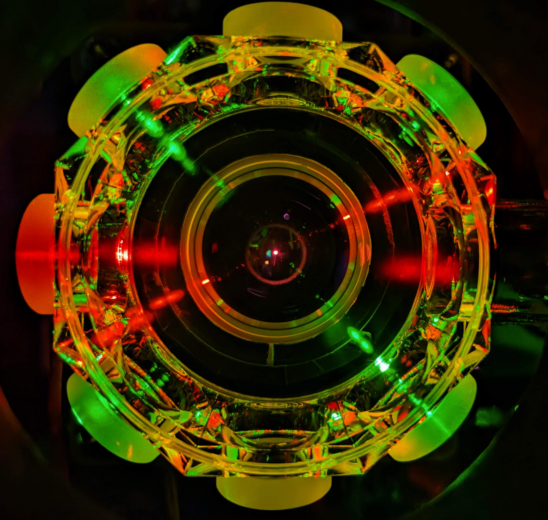 Glass Cell with Lasers