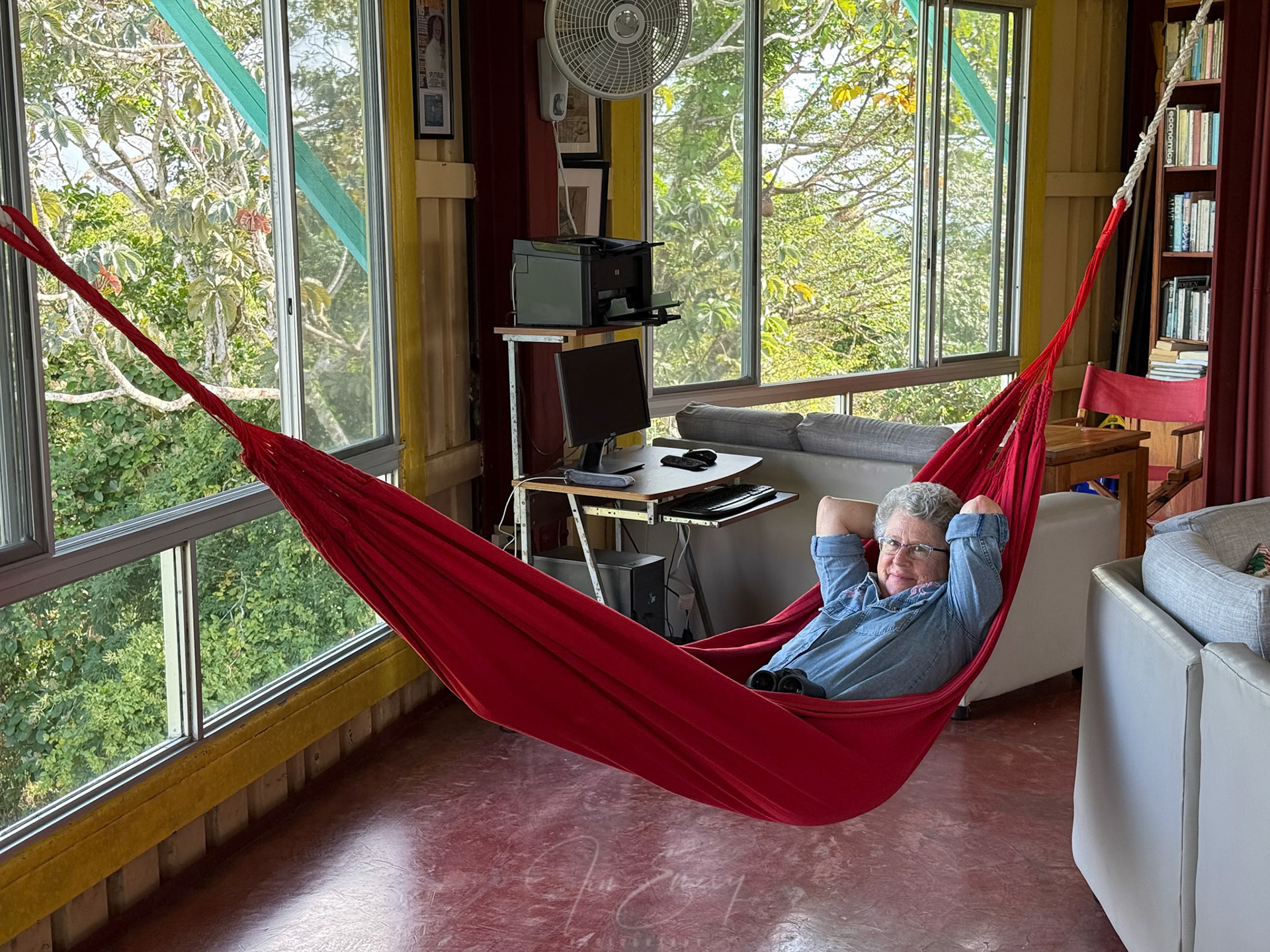 Chris Chilling in Hammock