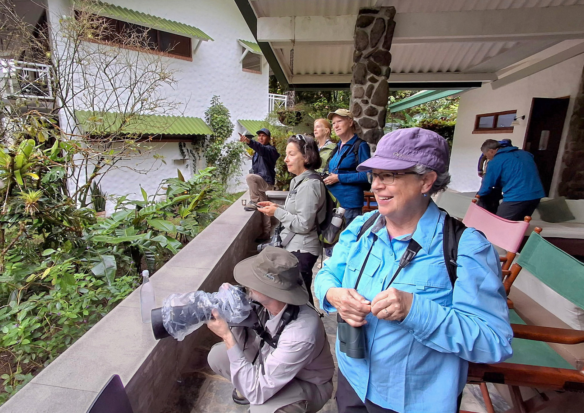 Group on Veranda at Canopy Lodge