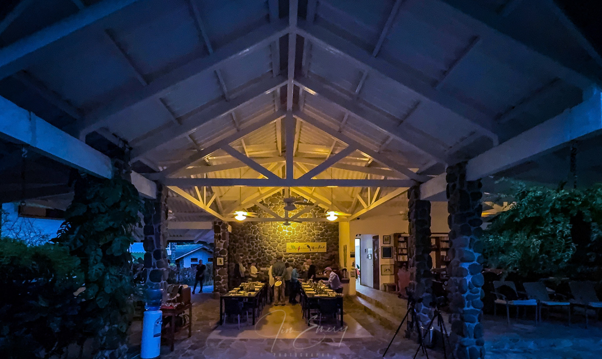 Canopy Lodge dining and social hall
