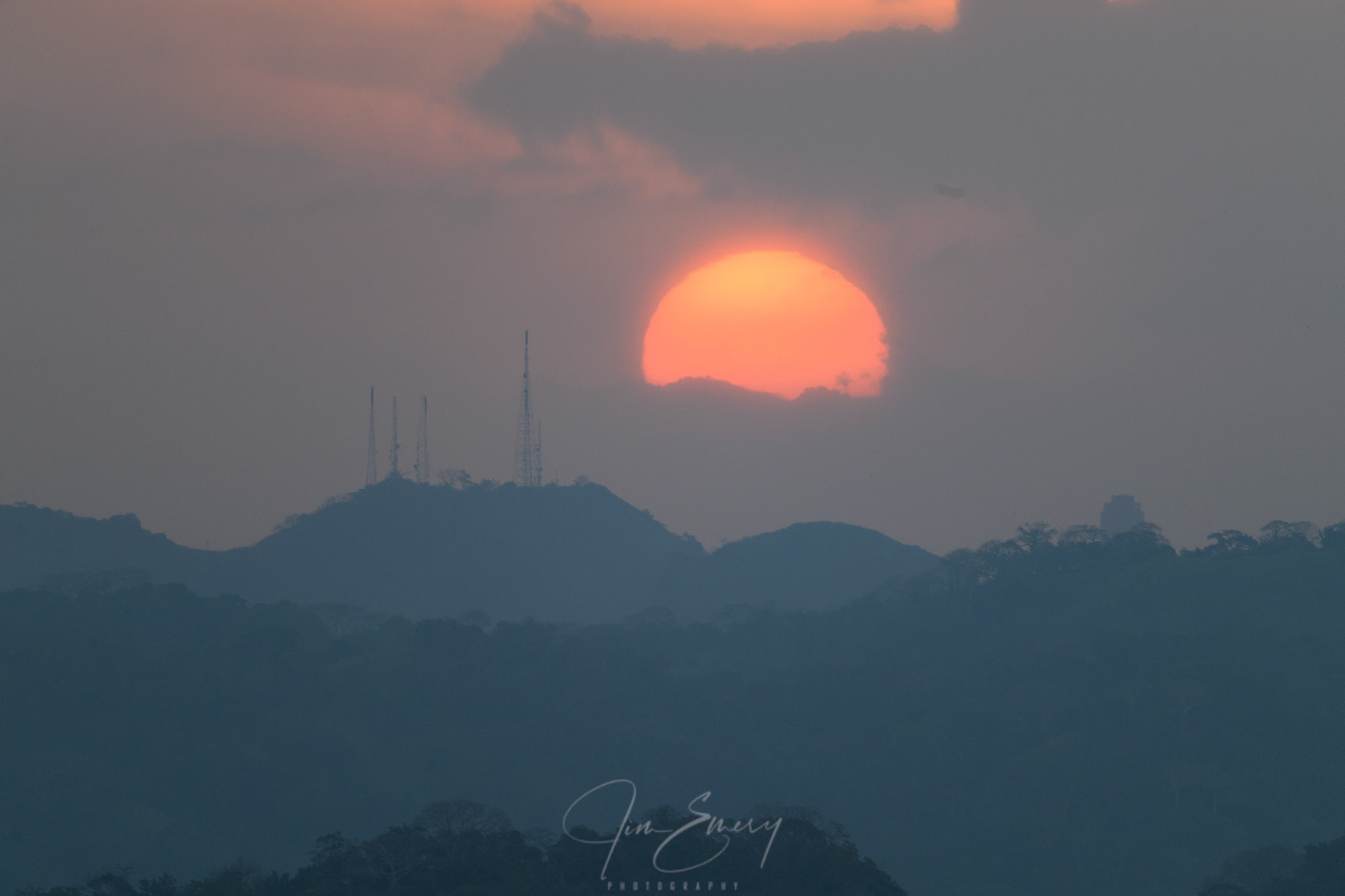 Sunrise from Canopy Tower