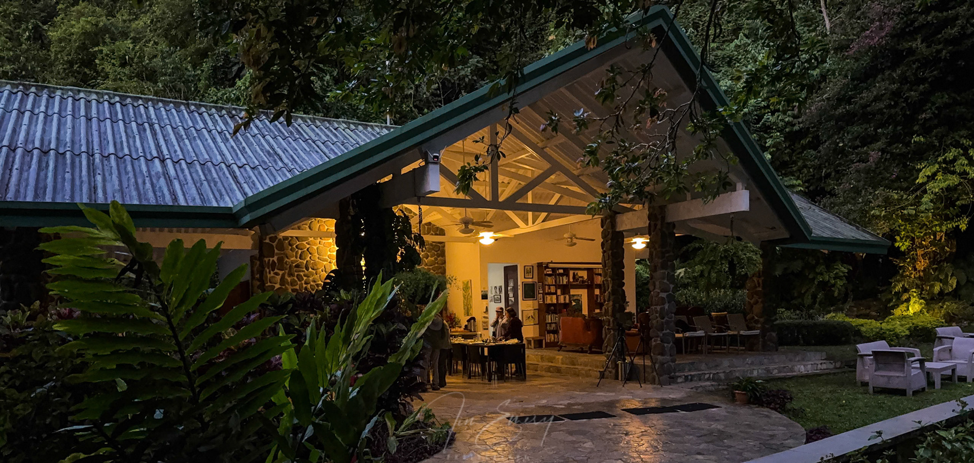 Canopy Lodge dining and social hall