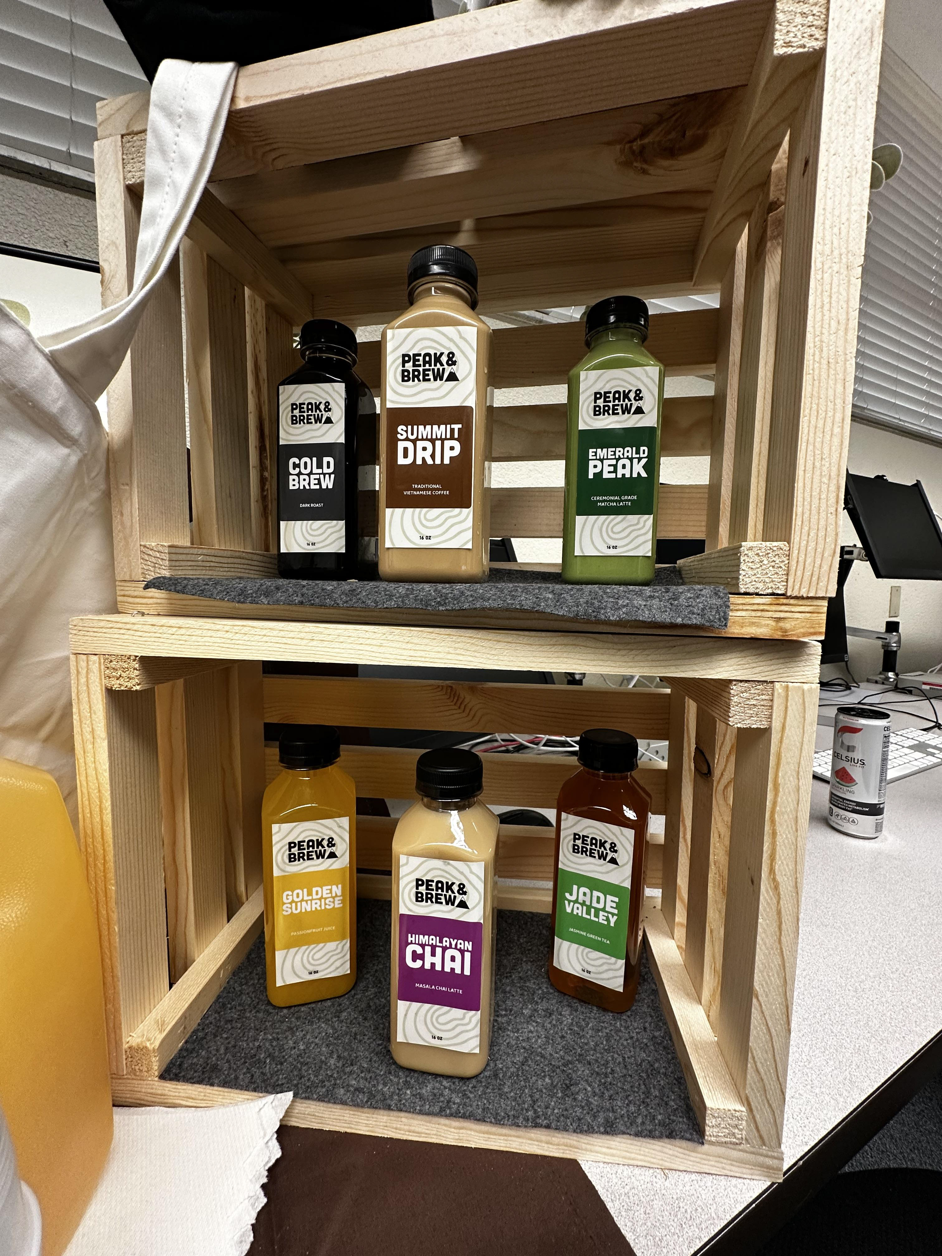 Final Presentation Setup - Bottle Designs