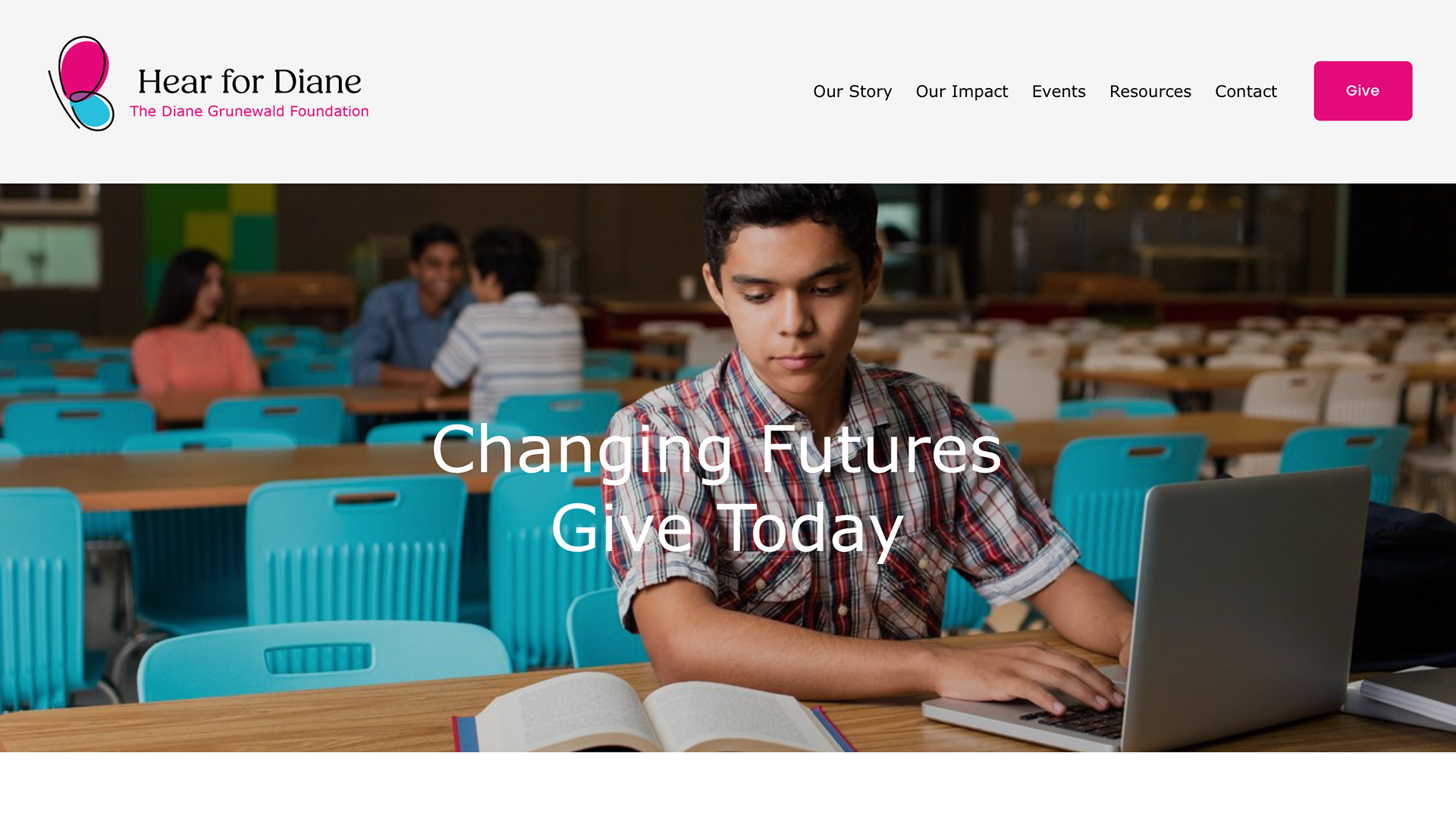 New Website Give Page
