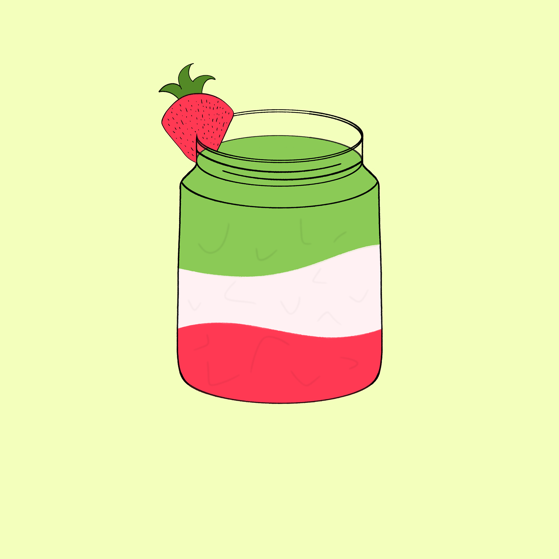 Strawberry Matcha
