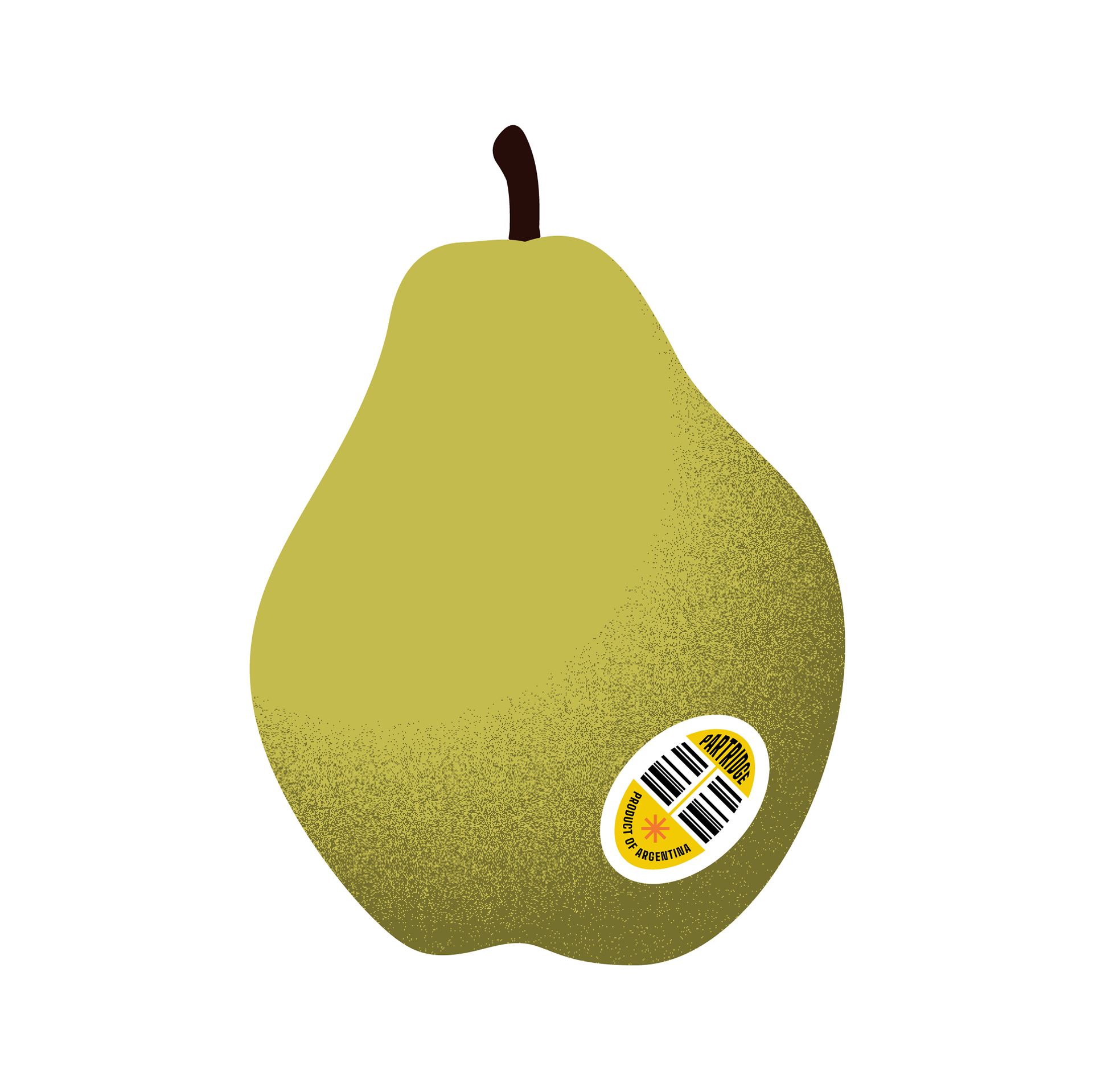 Pear art print
