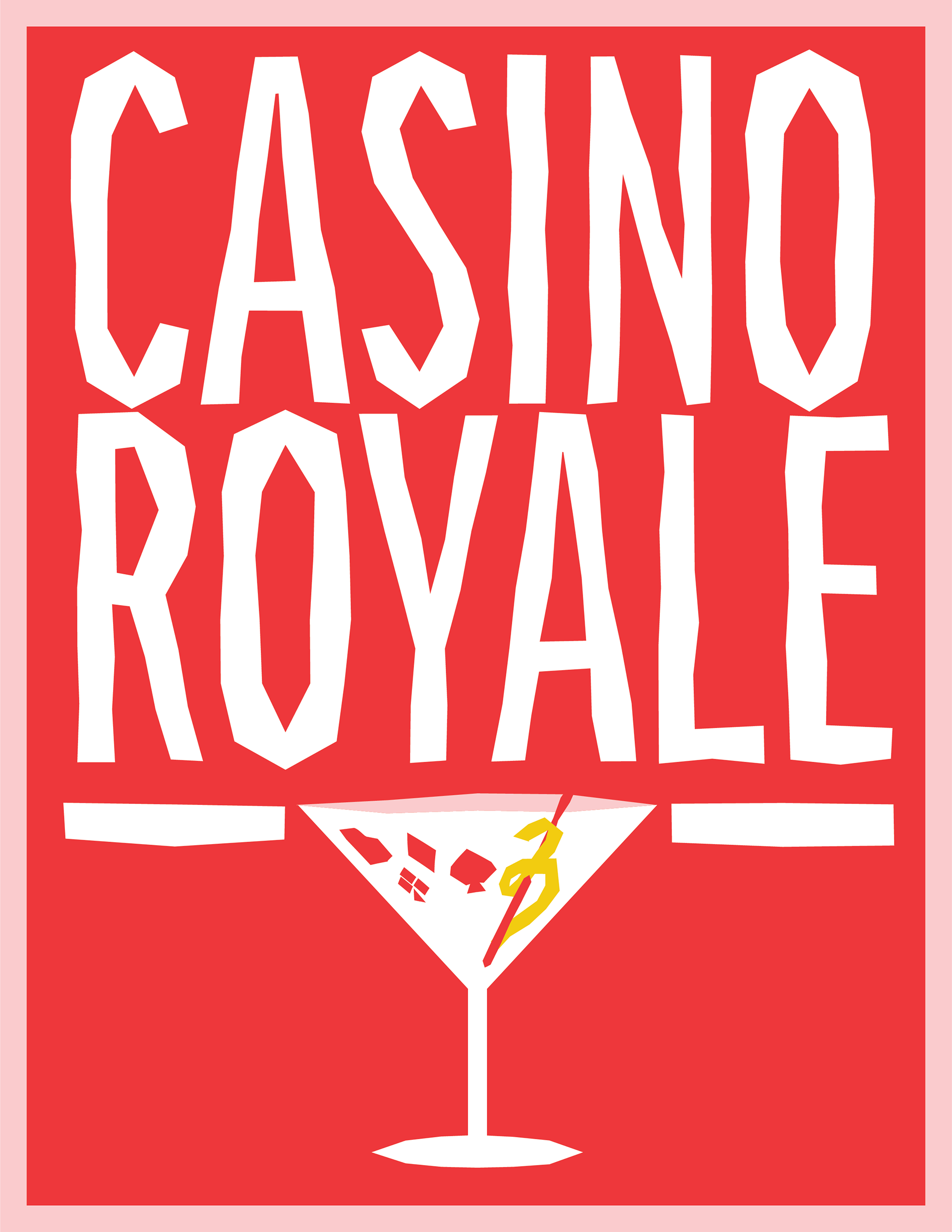 Using the signature Vesper martini from Casino Royale
