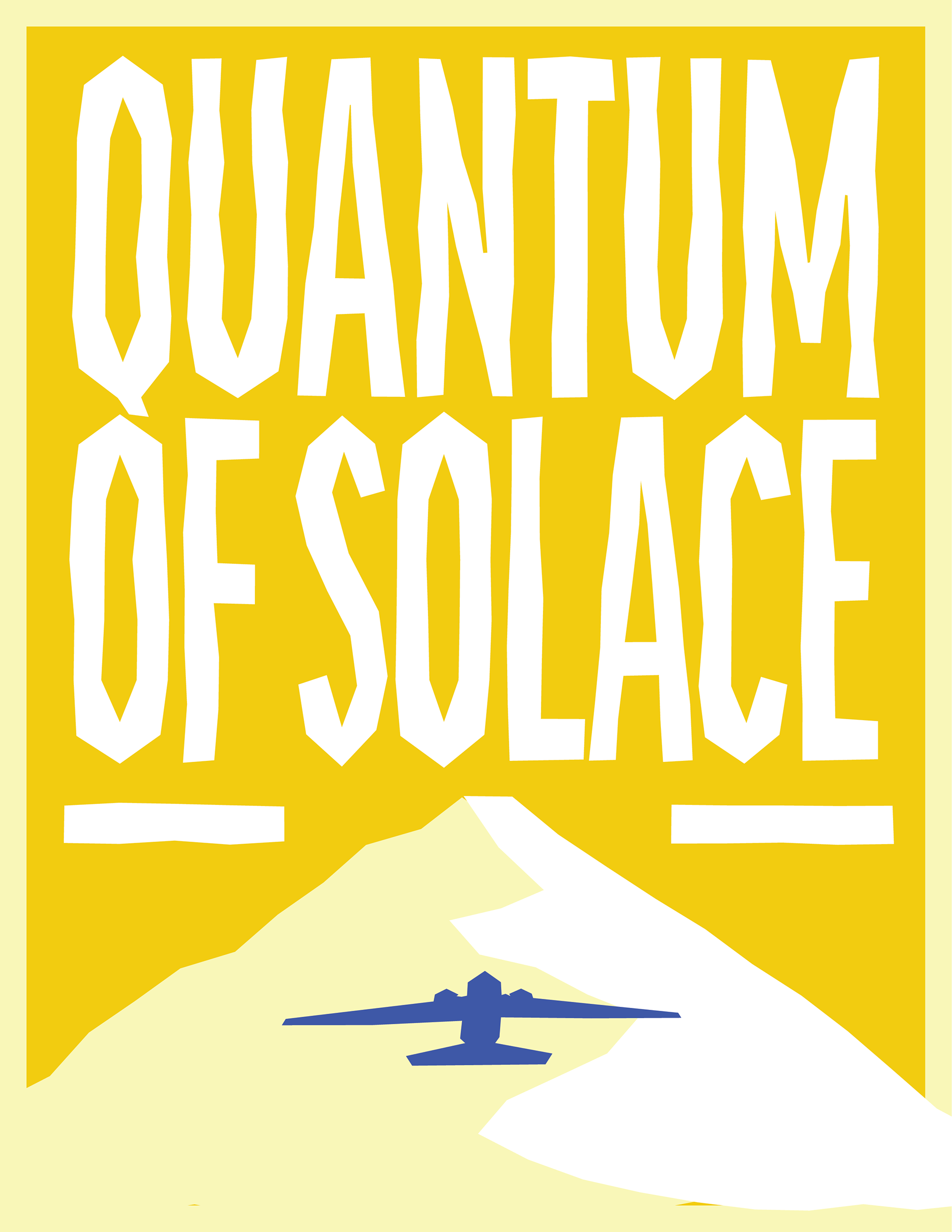 Incorporating the desert and plane Bond takes to the villains layer