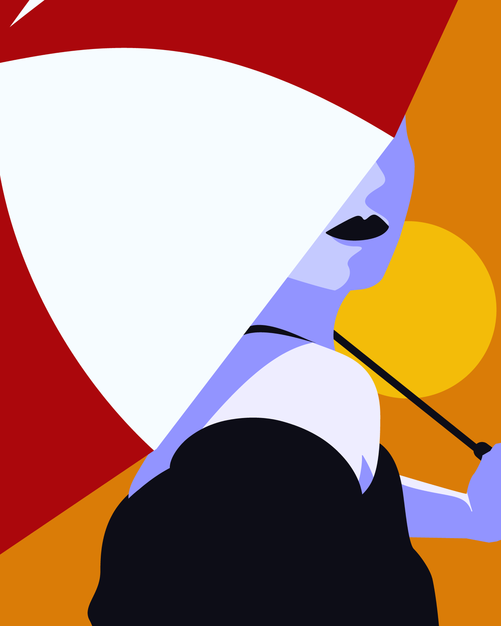 Sun Umbrella print design