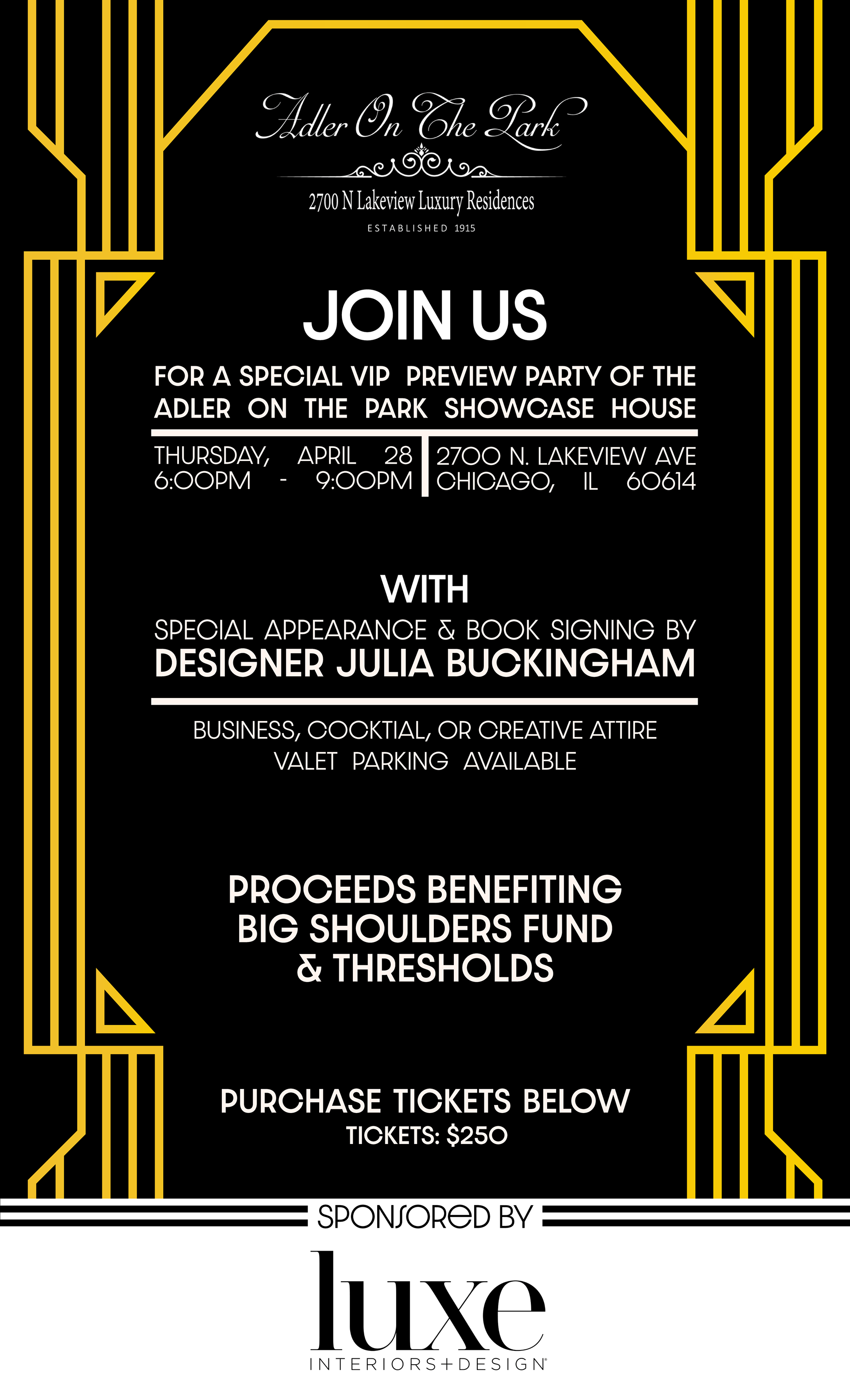 An online invitation with the older logo design.