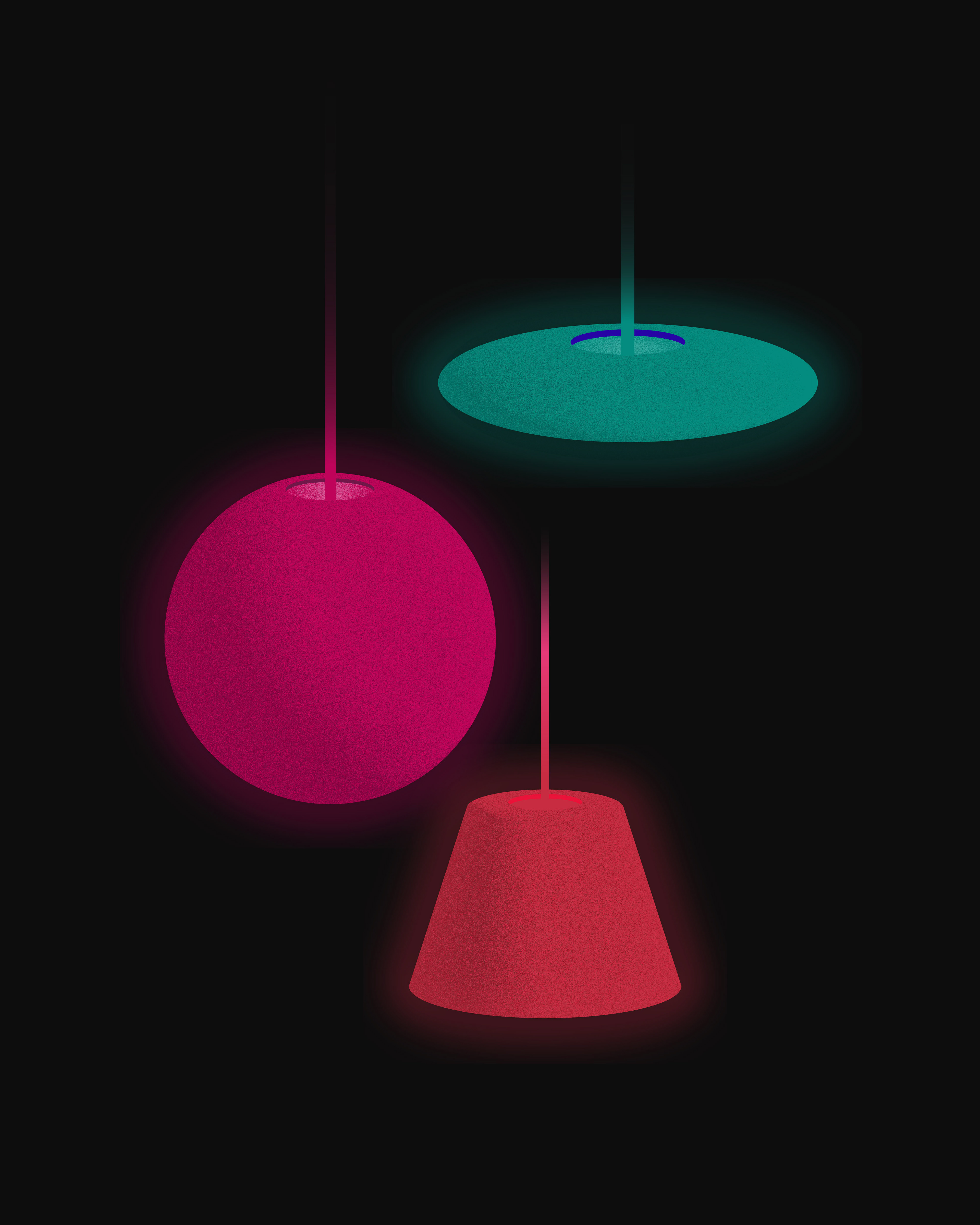 Midcentury modern lamps