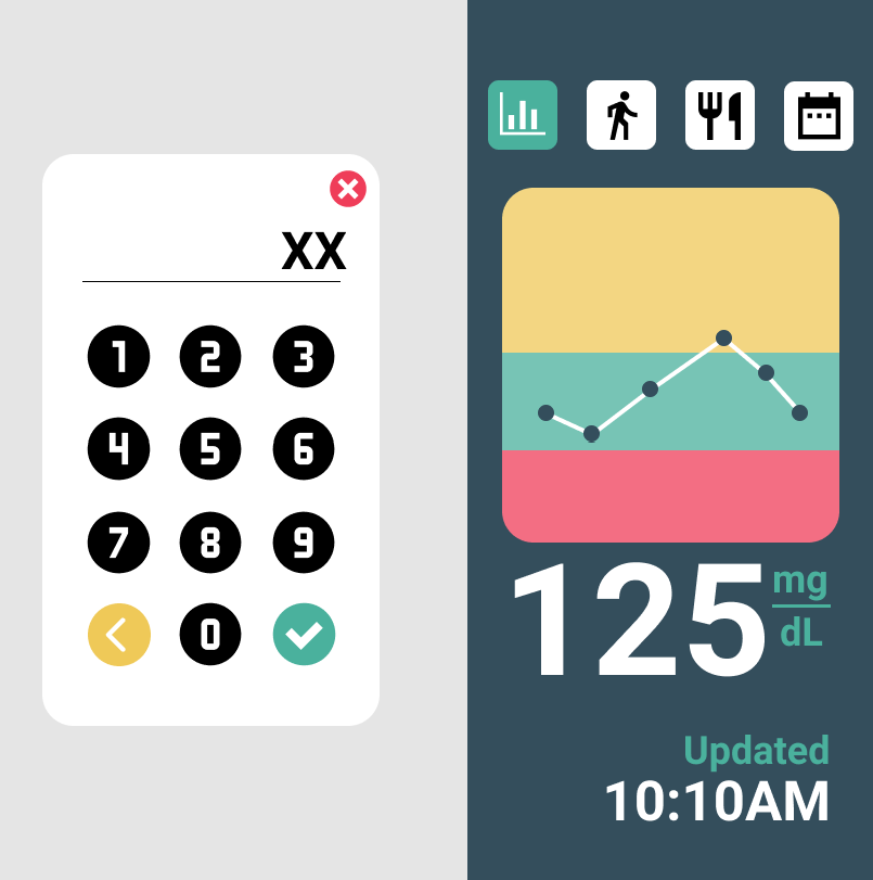 The splash screen, with little change from the first iteration save for the icon curves.