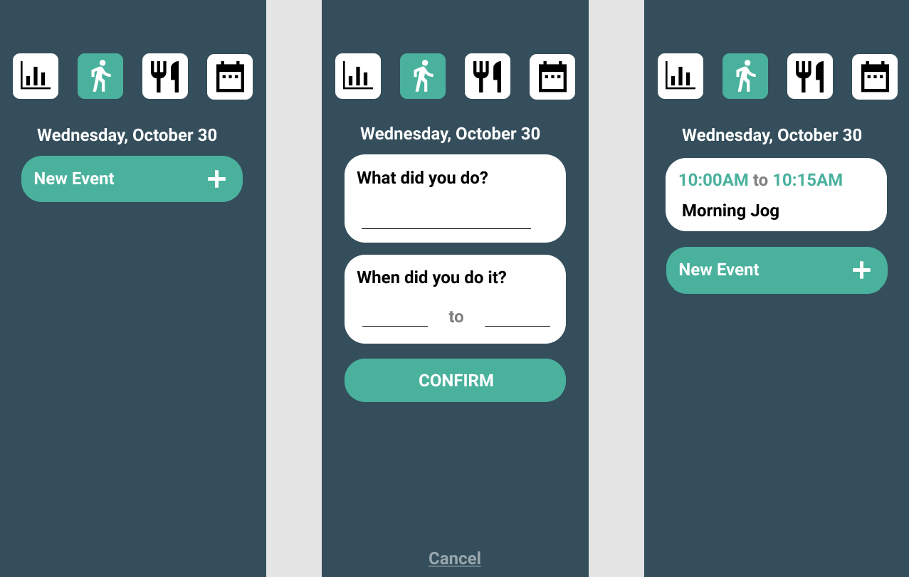 Updated excercise UI, with filled in buttons to reduce confusion on inputs.
