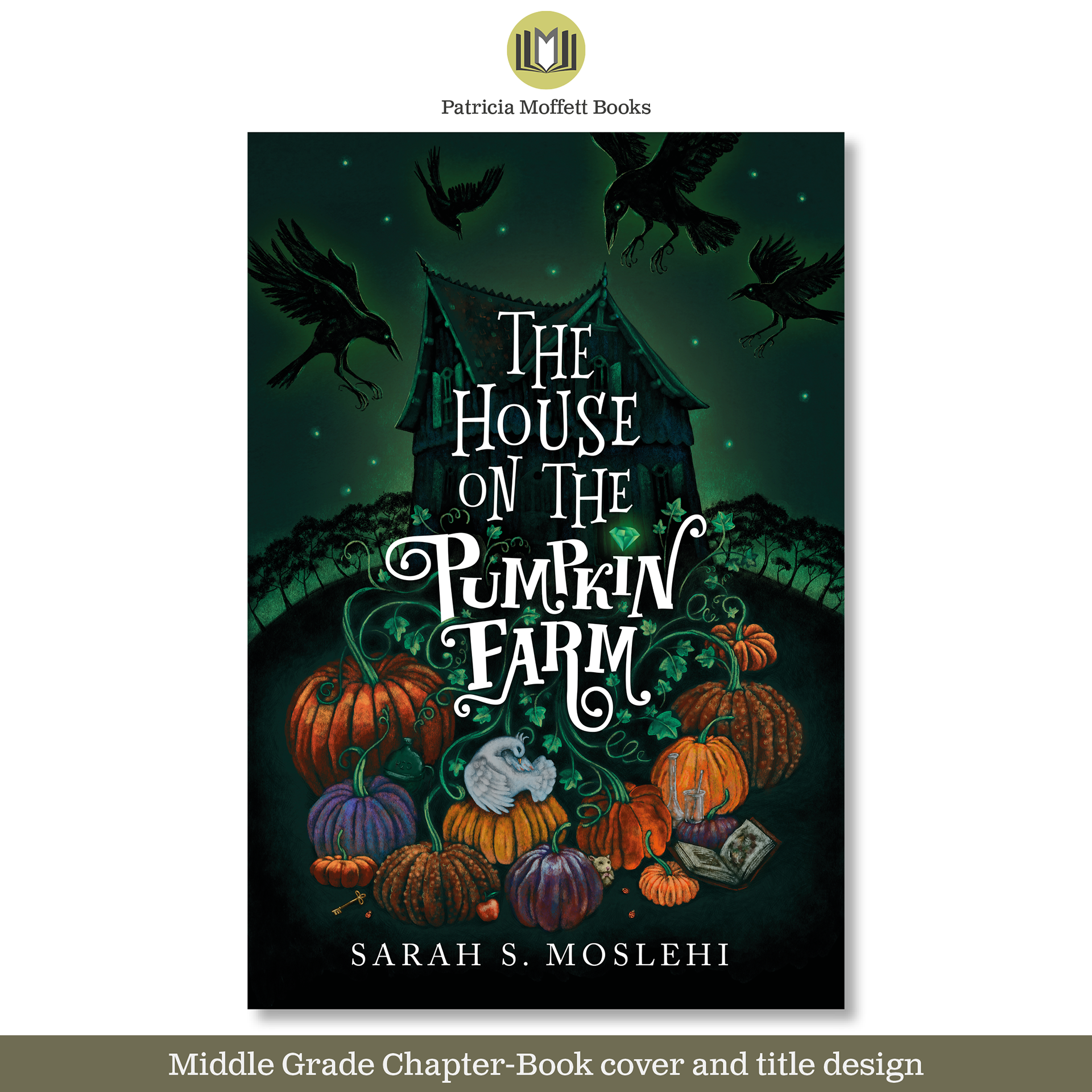 book jacket for the hose on the pumpkin farm