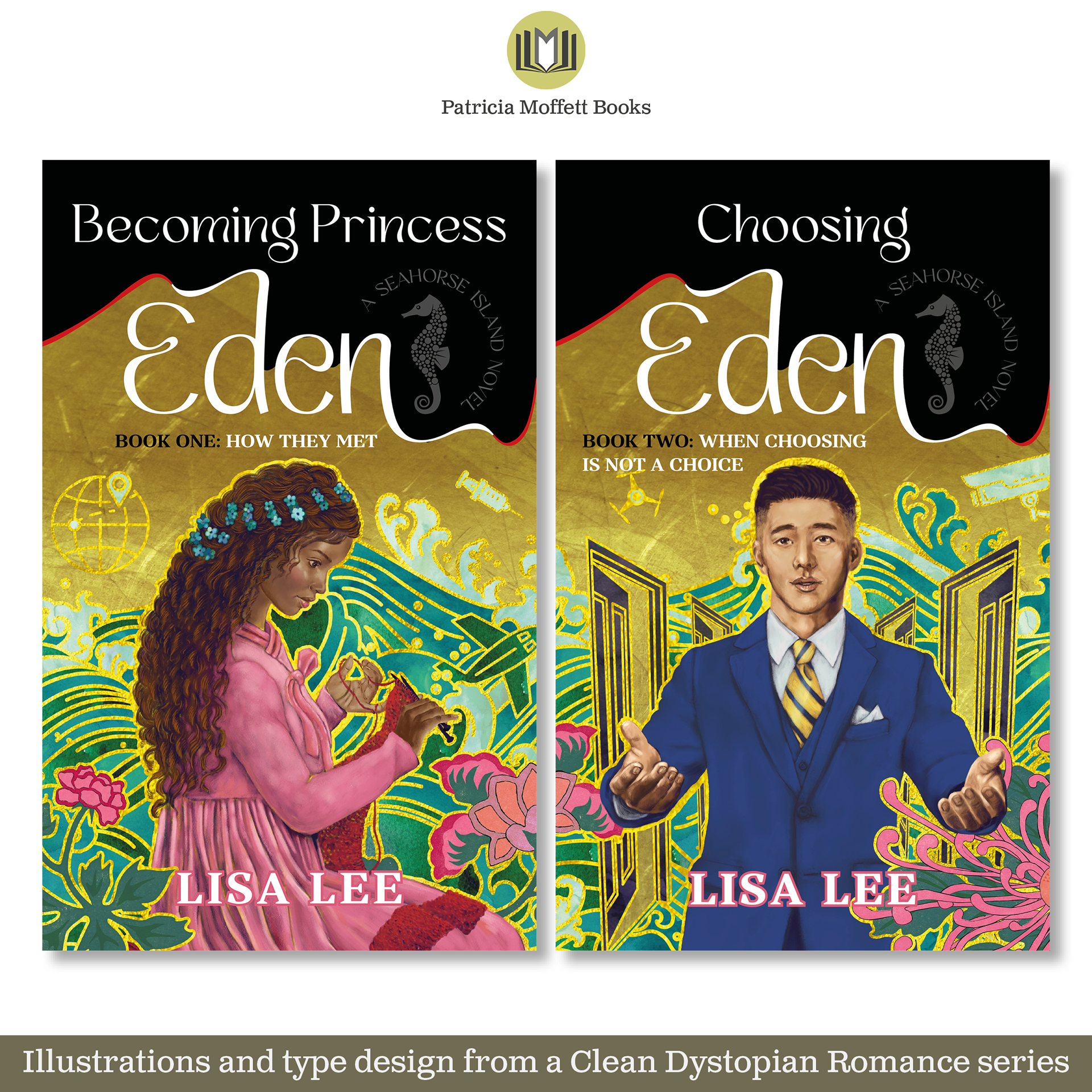 Book jackets Seahorse island series
