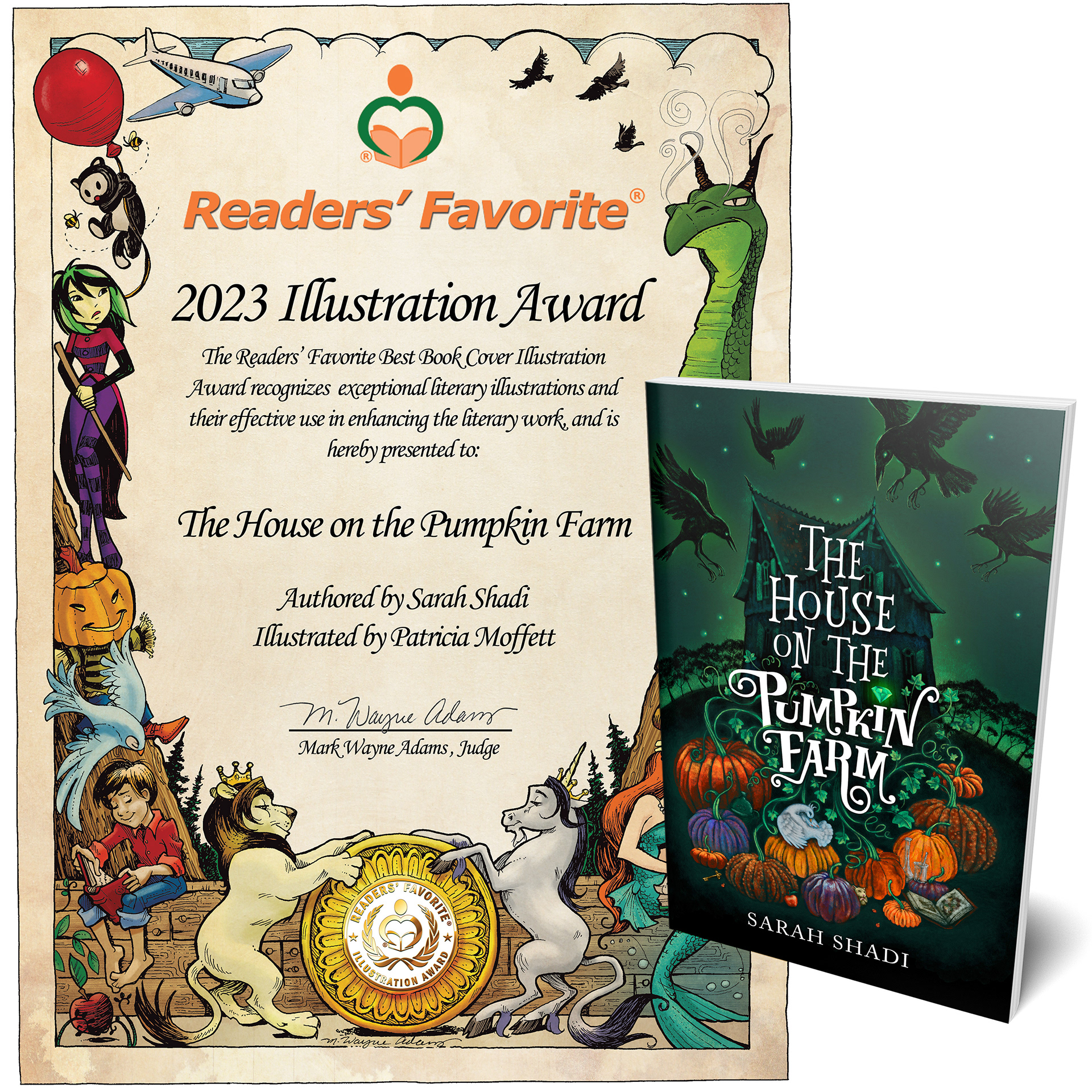 Readers' Favourite award certificate image