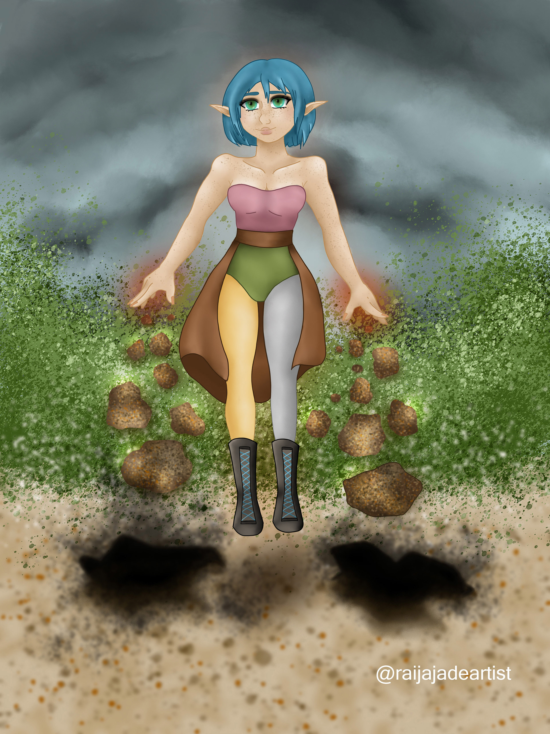OG Witch Character, Digital Drawing, Adobe Photoshop, 2023