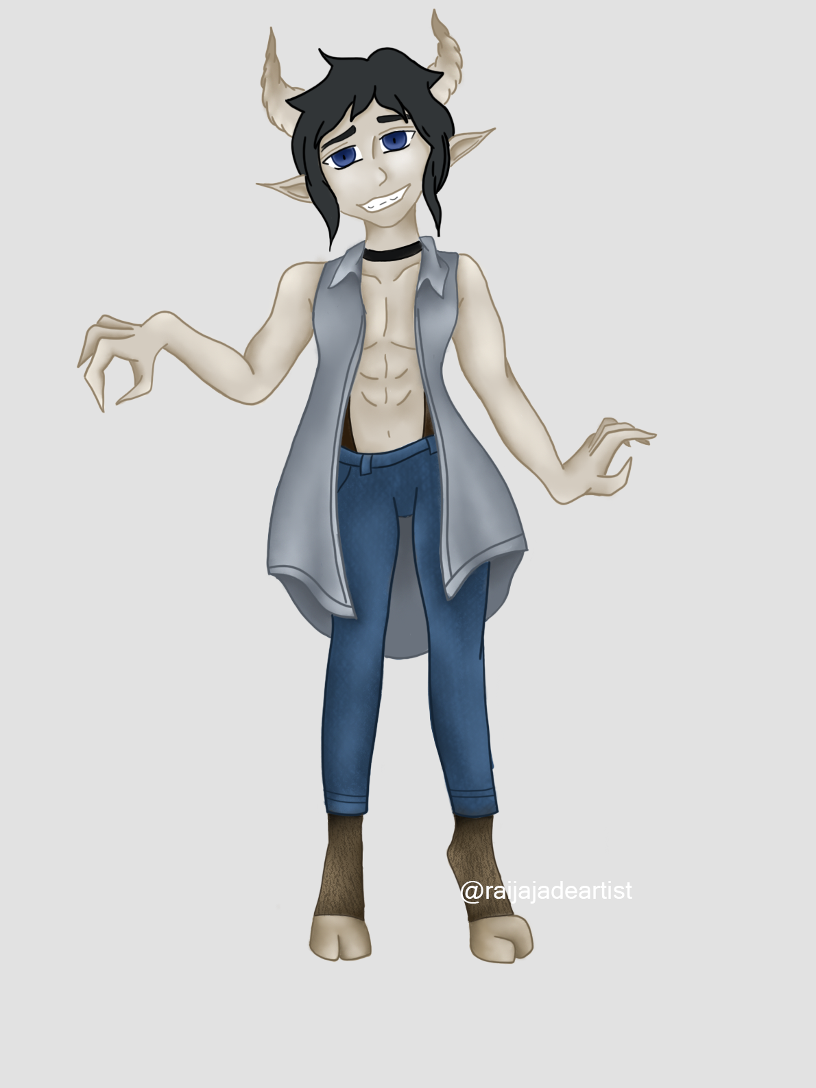 OG Demon Character, Digital Drawing, Adobe Photoshop, 2022